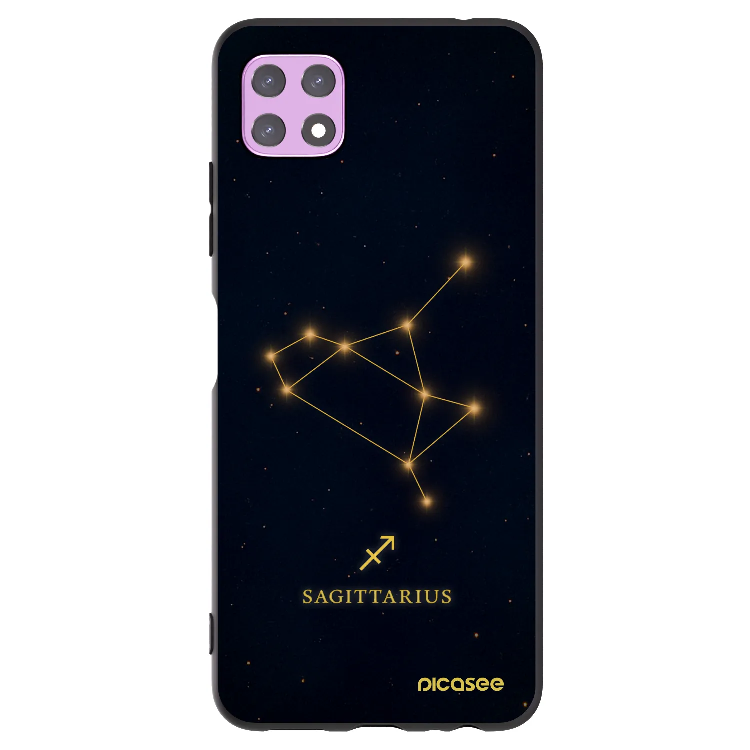 Picasee fekete szilikon tok az alábbi mobiltelefonokra Samsung Galaxy A22 A226B 5G - SAGITTARIUS