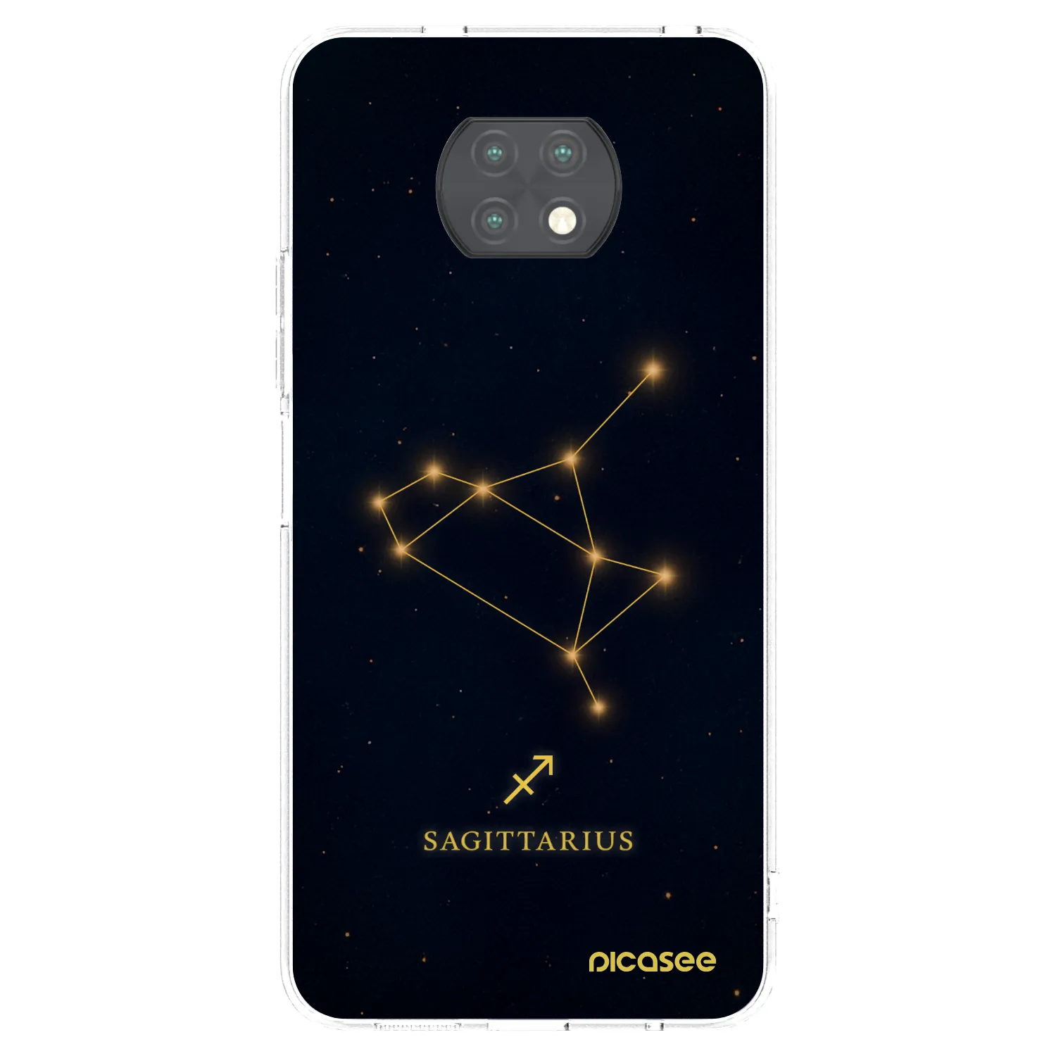 Picasee átlátszó szilikon tok az alábbi mobiltelefonokra Xiaomi Redmi Note 9T - SAGITTARIUS