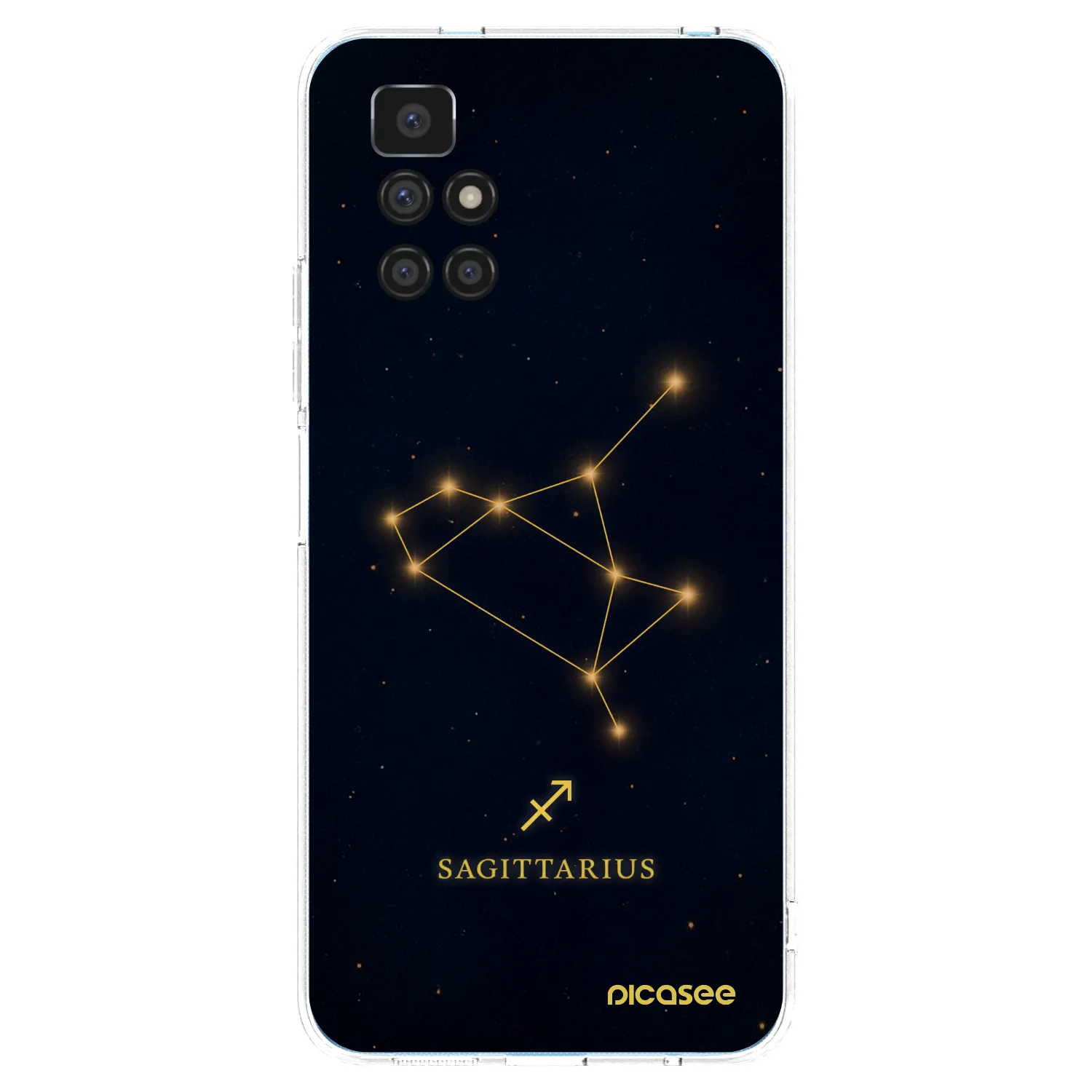 Picasee átlátszó szilikon tok az alábbi mobiltelefonokra Xiaomi Redmi 10 - SAGITTARIUS