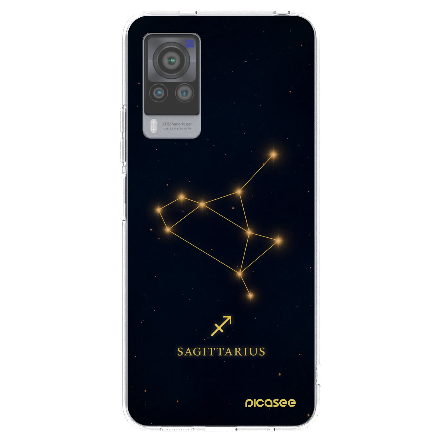 Picasee átlátszó szilikon tok az alábbi mobiltelefonokra Vivo X60 Pro 5G - SAGITTARIUS