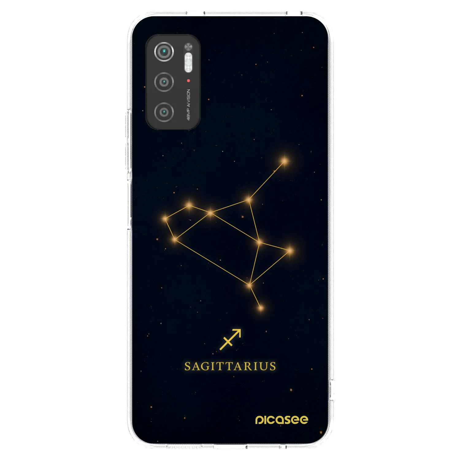 Picasee átlátszó szilikon tok az alábbi mobiltelefonokra Xiaomi Poco M3 Pro 5G - SAGITTARIUS