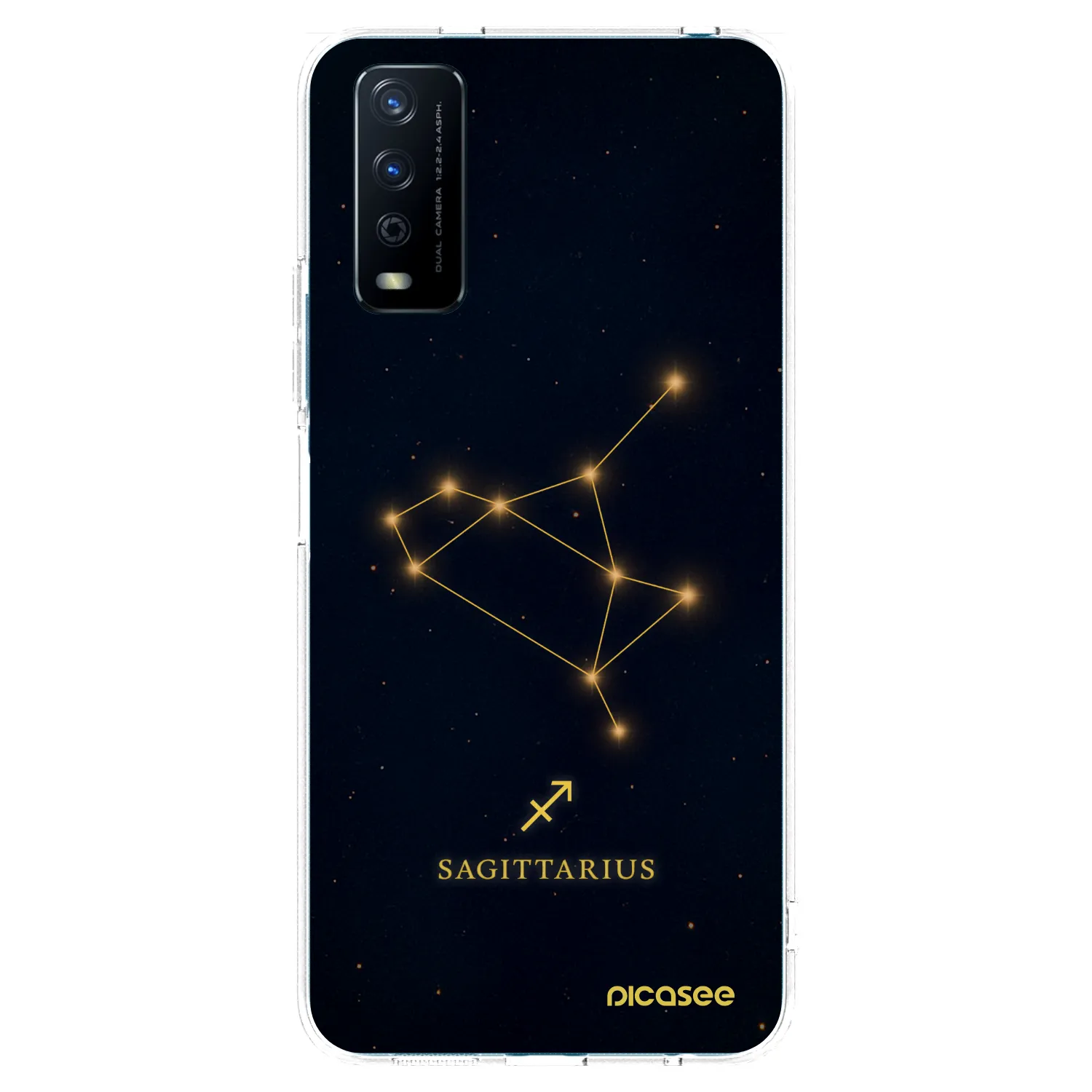 Picasee átlátszó szilikon tok az alábbi mobiltelefonokra Vivo Y11s - SAGITTARIUS