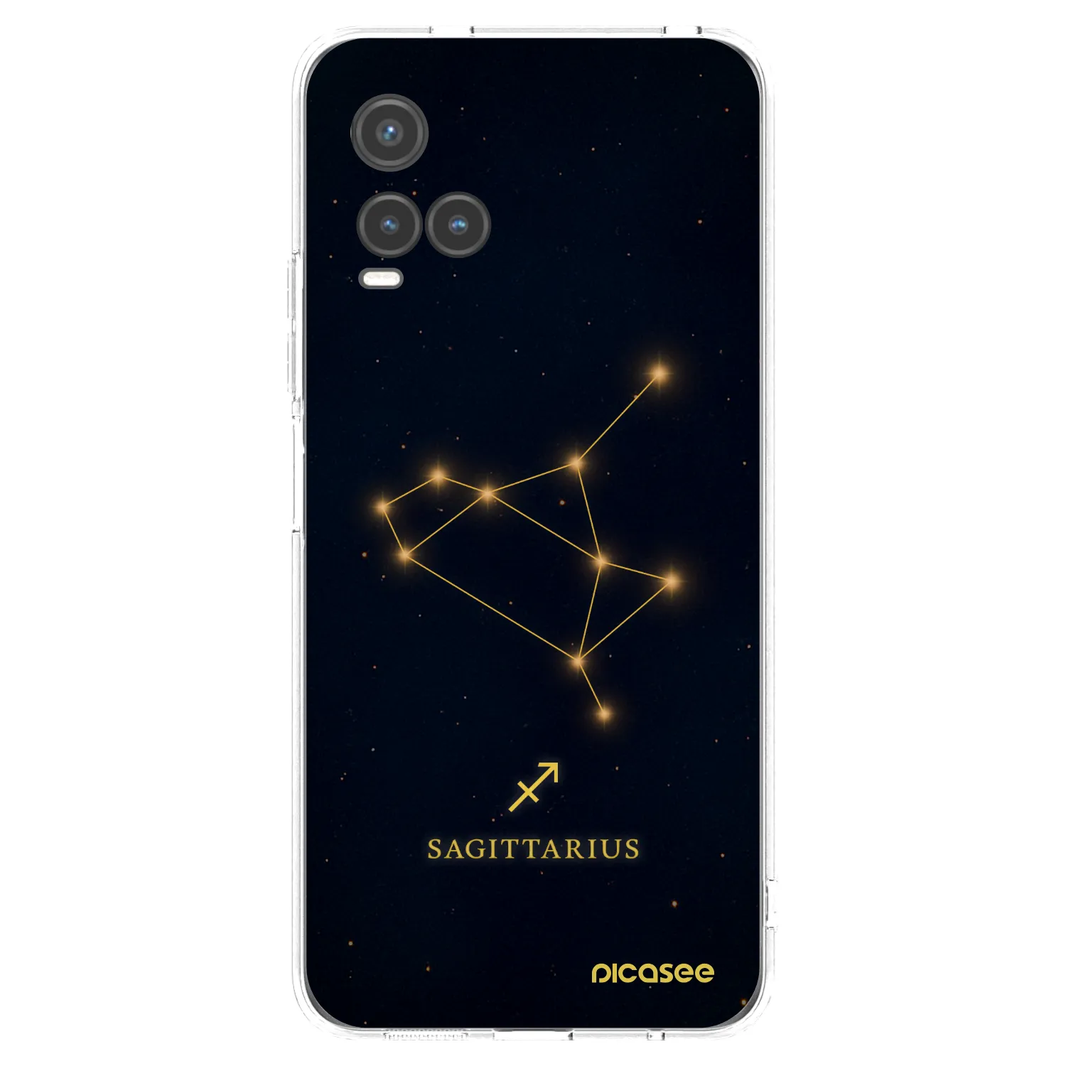 Picasee átlátszó szilikon tok az alábbi mobiltelefonokra Vivo Y33s - SAGITTARIUS