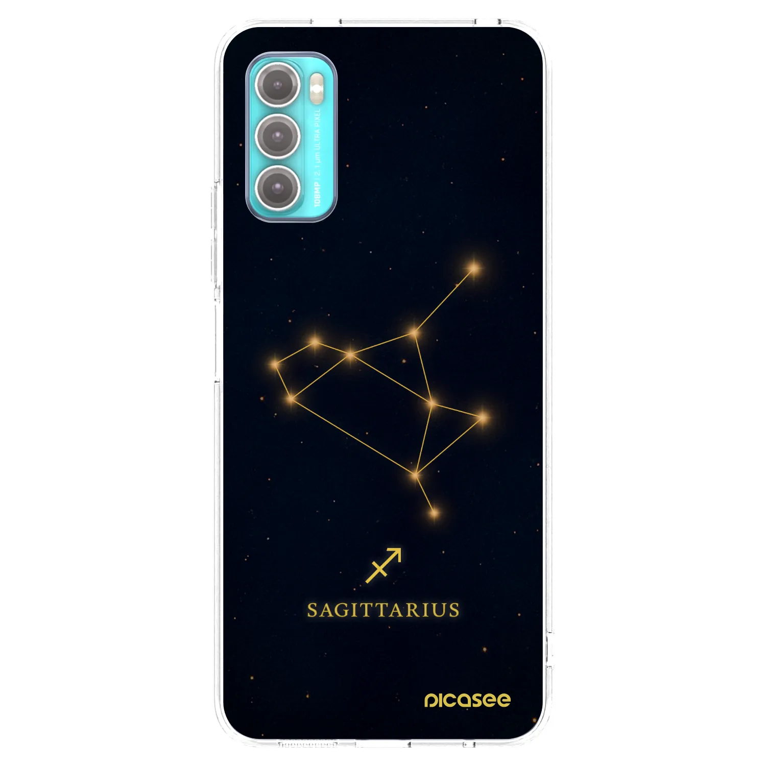 Picasee átlátszó szilikon tok az alábbi mobiltelefonokra Motorola Moto G60 - SAGITTARIUS