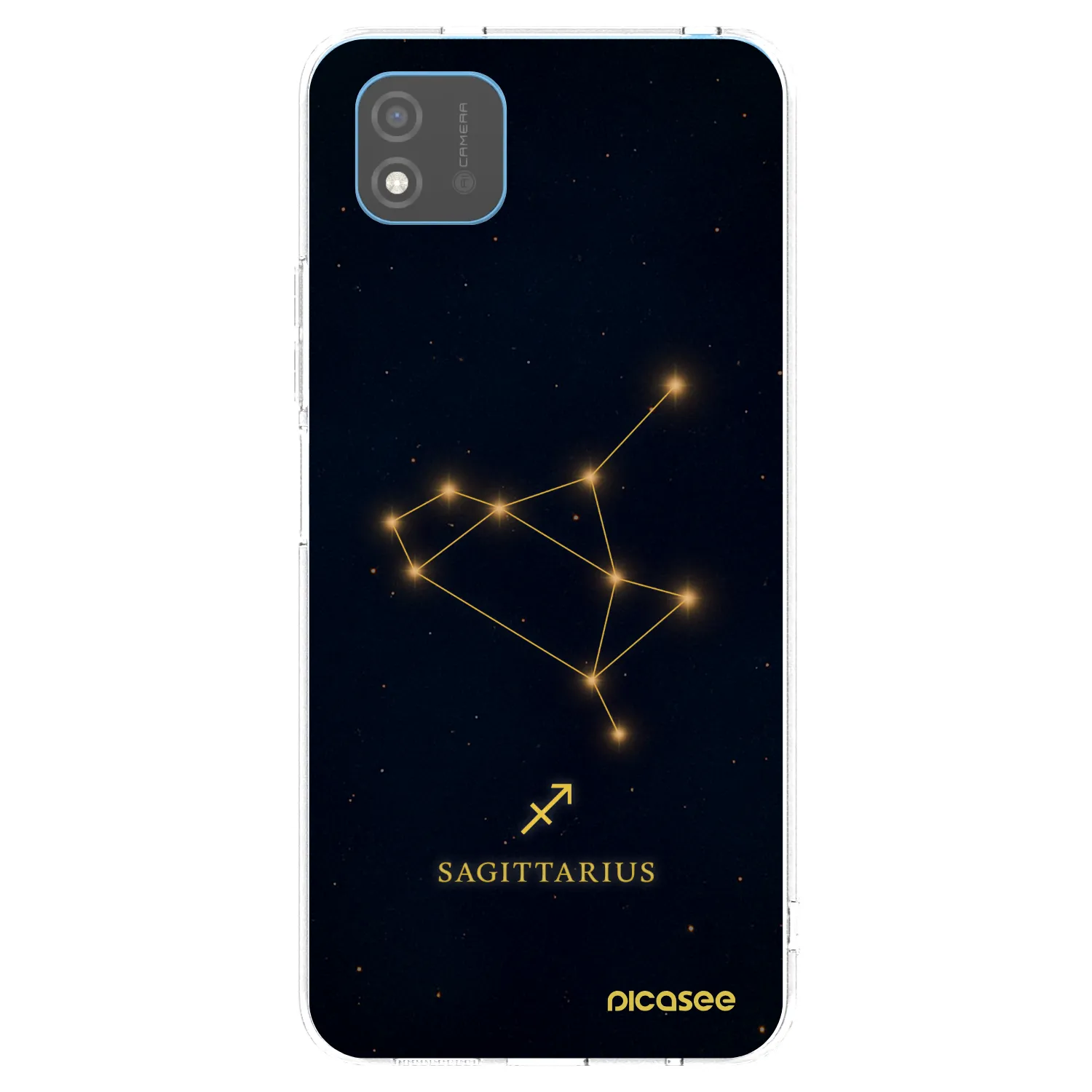 Picasee átlátszó szilikon tok az alábbi mobiltelefonokra Realme C11 (2021) - SAGITTARIUS