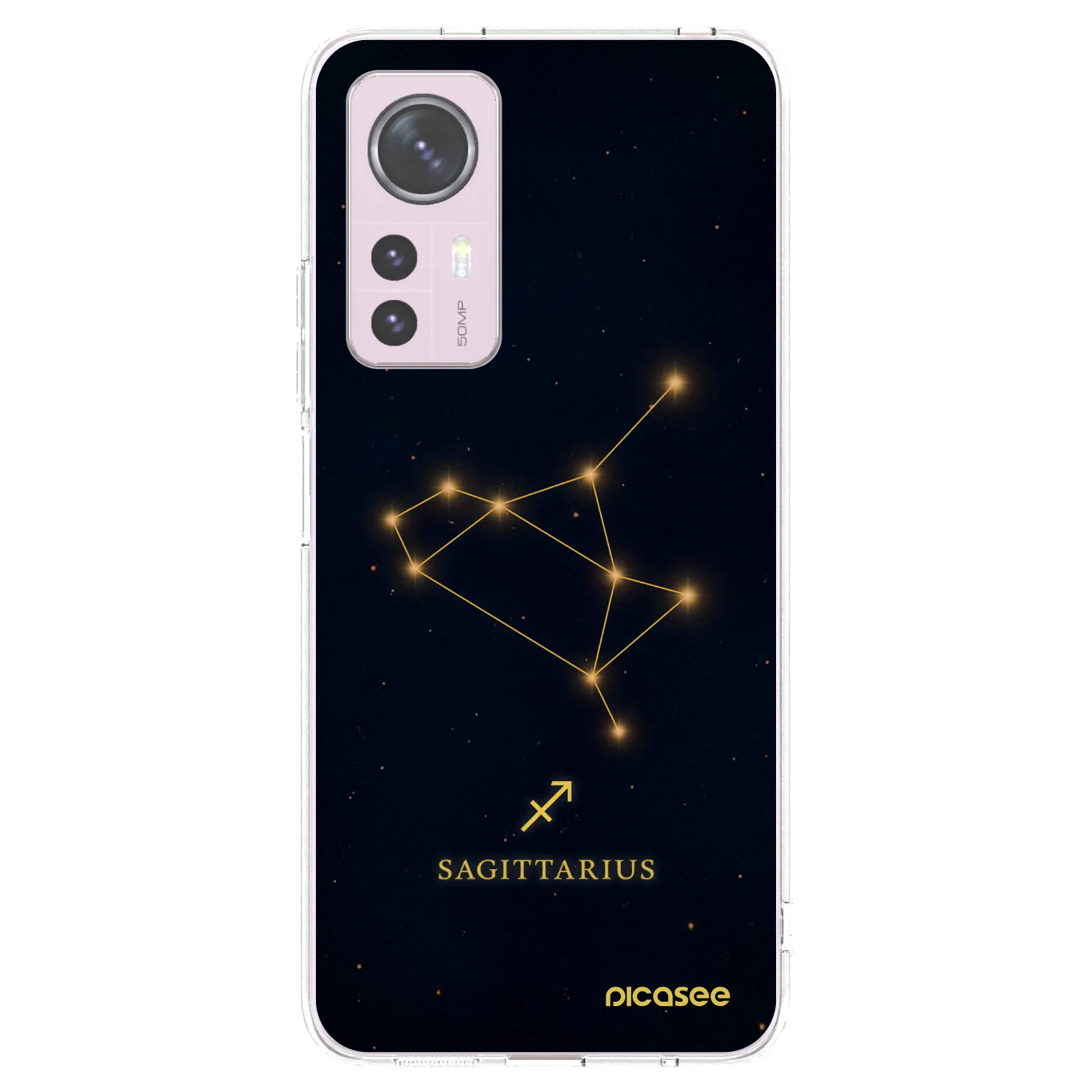 Picasee átlátszó szilikon tok az alábbi mobiltelefonokra Xiaomi 12 - SAGITTARIUS
