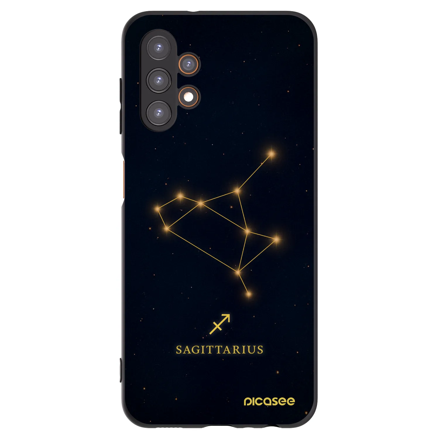 Picasee fekete szilikon tok az alábbi mobiltelefonokra Samsung Galaxy A13 4G A135 - SAGITTARIUS