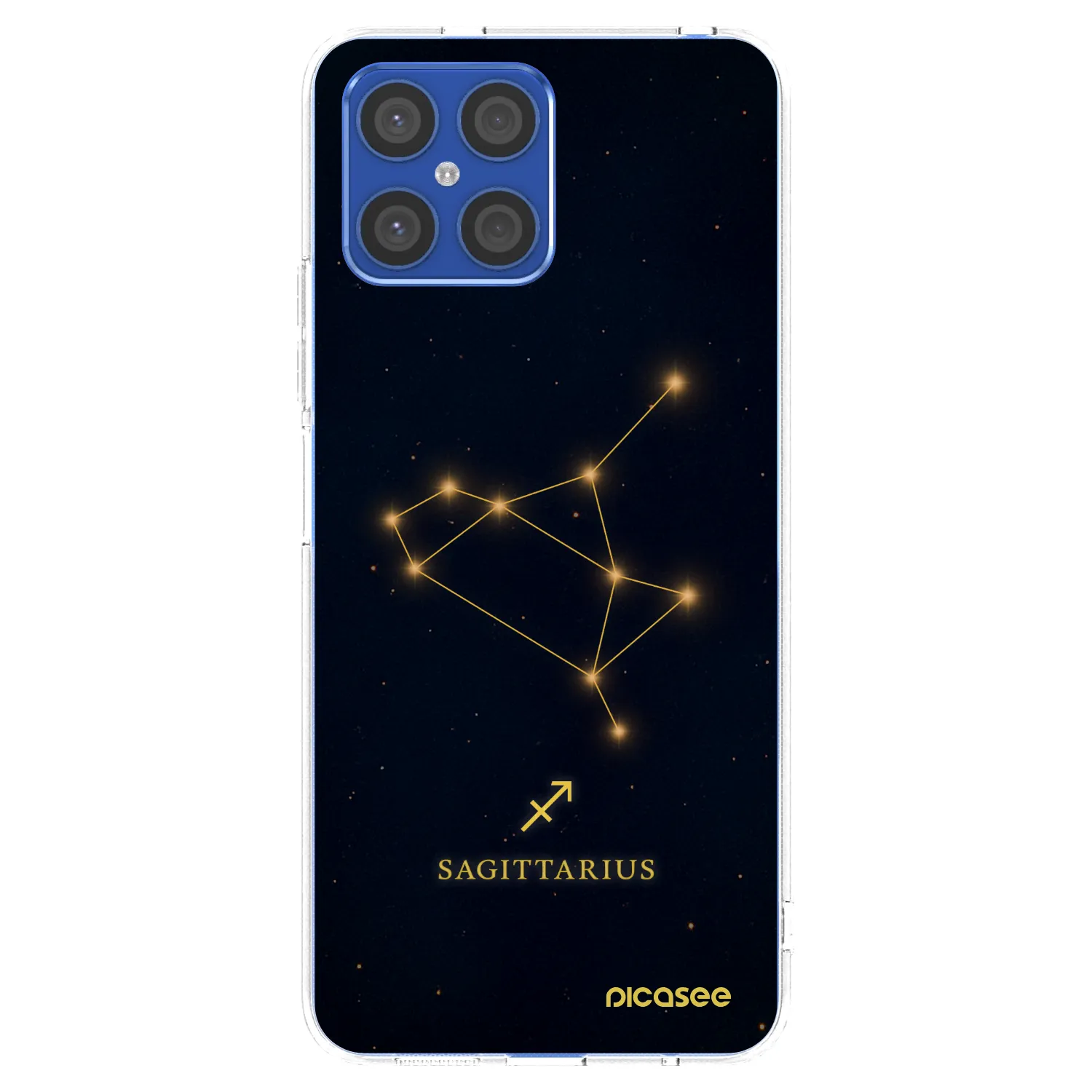 Picasee átlátszó szilikon tok az alábbi mobiltelefonokra Honor X8 4G - SAGITTARIUS