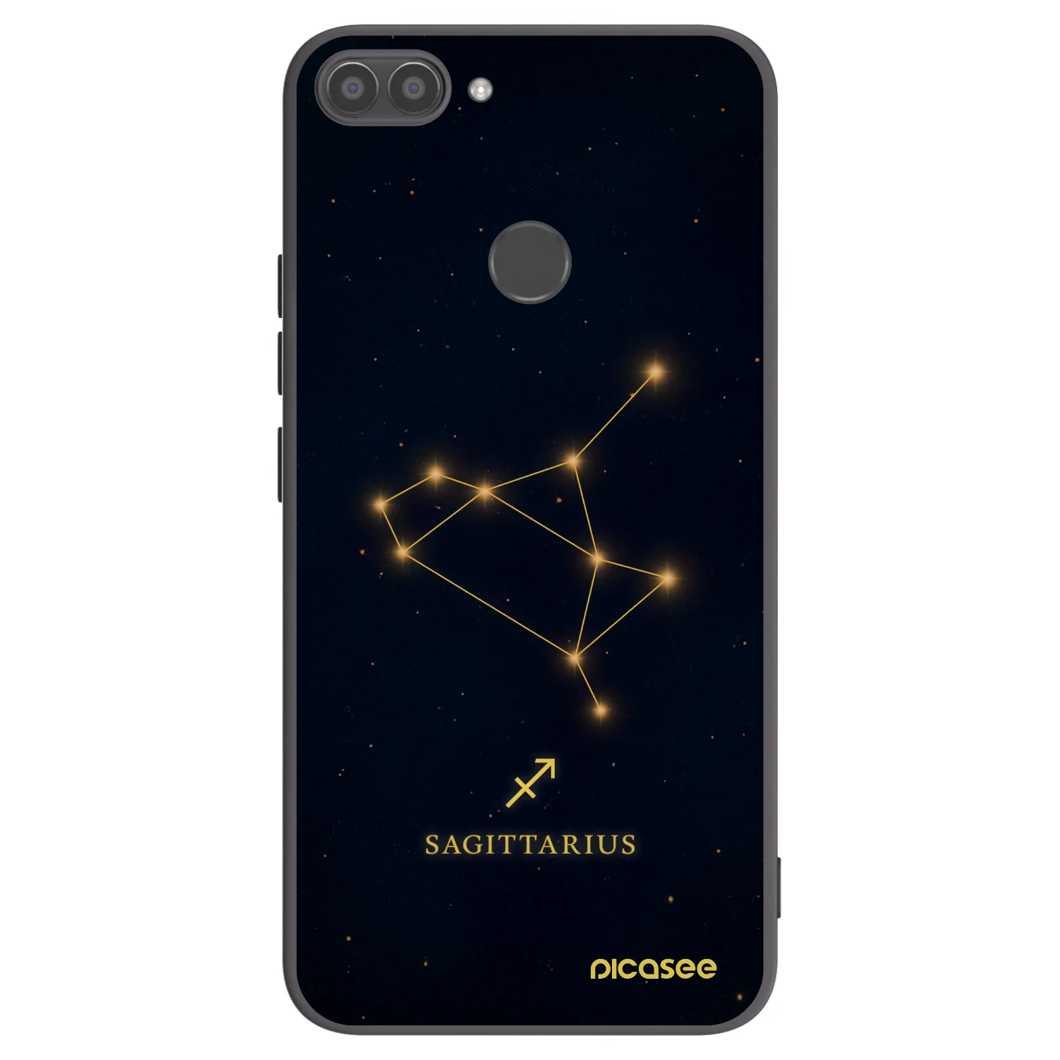 Picasee fekete szilikon tok az alábbi mobiltelefonokra Huawei P Smart - SAGITTARIUS