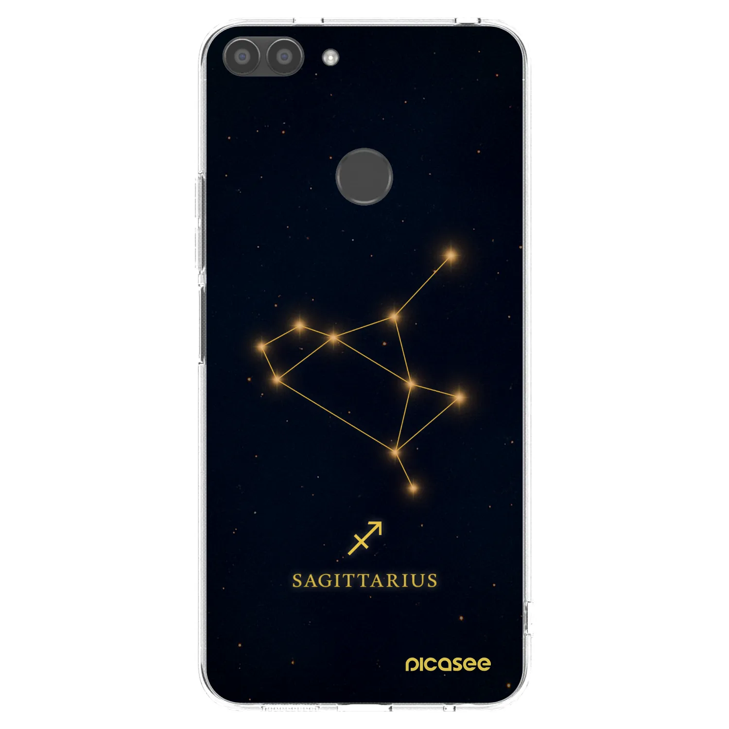 Picasee átlátszó szilikon tok az alábbi mobiltelefonokra Huawei P Smart - SAGITTARIUS