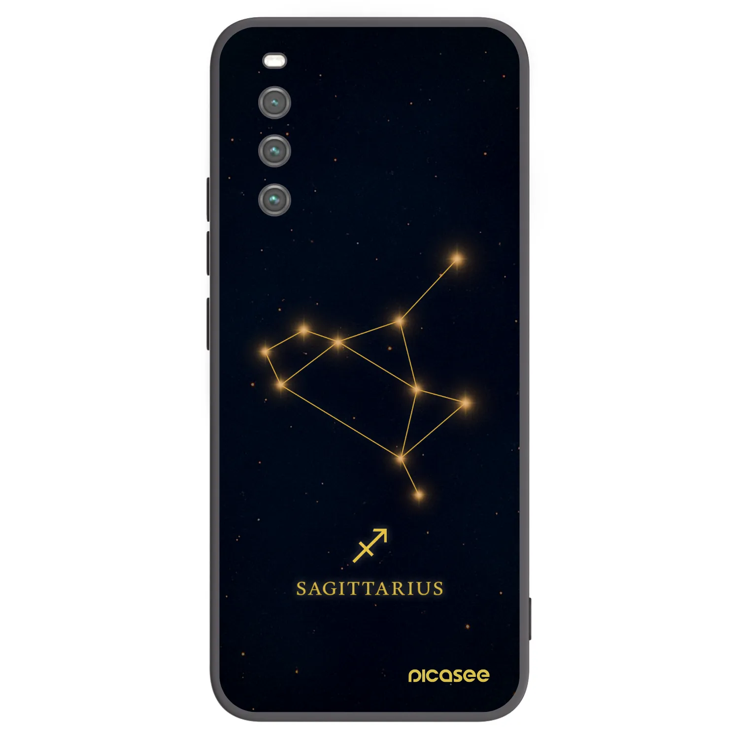 Picasee fekete szilikon tok az alábbi mobiltelefonokra Sony Xperia 10 IV 5G - SAGITTARIUS