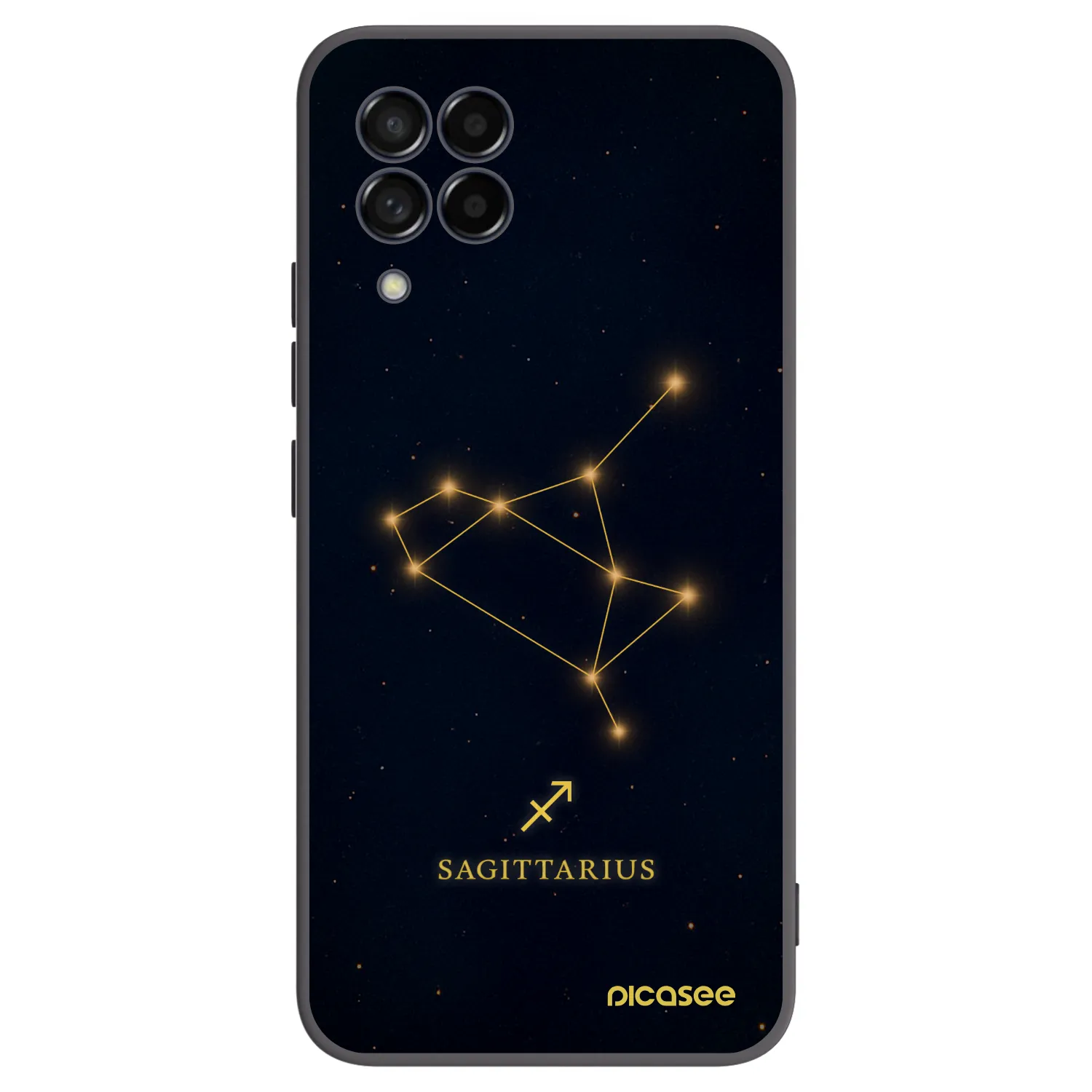 Picasee fekete szilikon tok az alábbi mobiltelefonokra Samsung Galaxy M53 5G - SAGITTARIUS