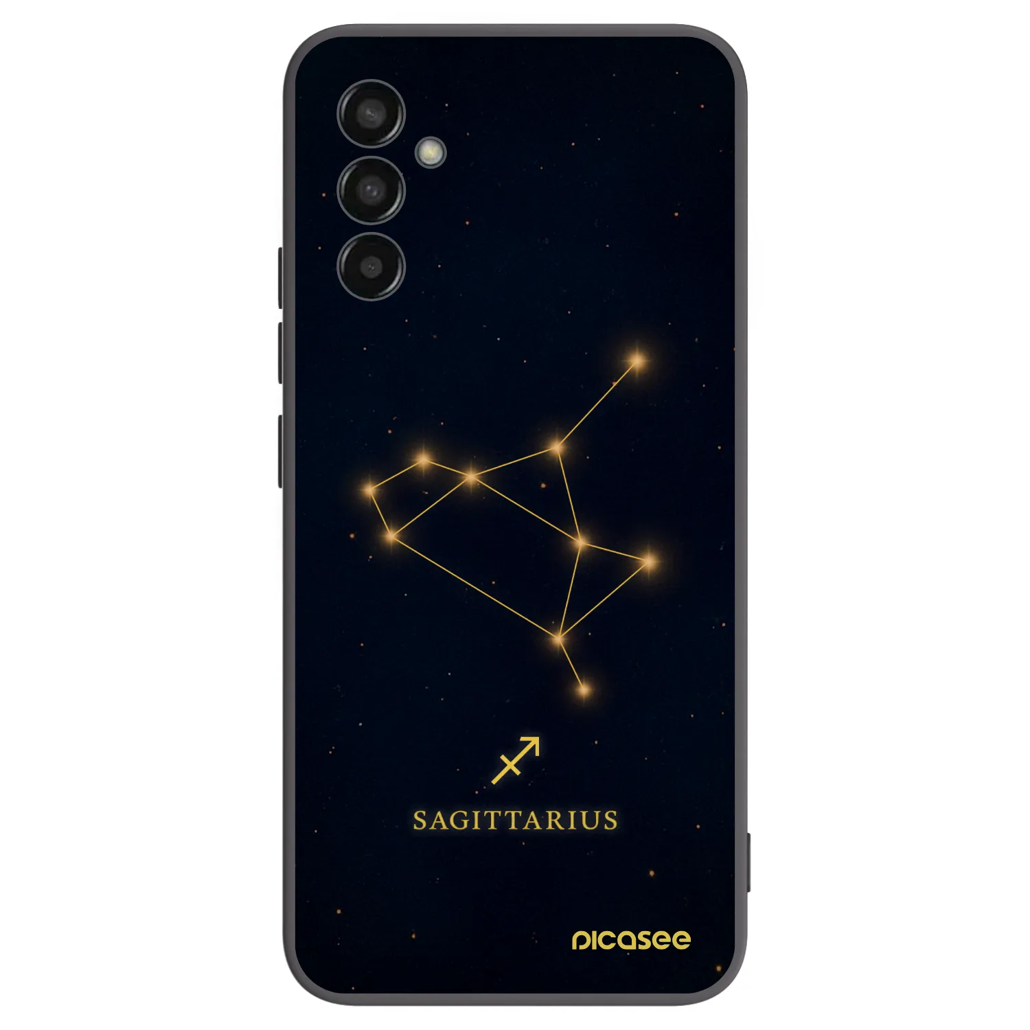 Picasee fekete szilikon tok az alábbi mobiltelefonokra Samsung Galaxy M13 M135F - SAGITTARIUS