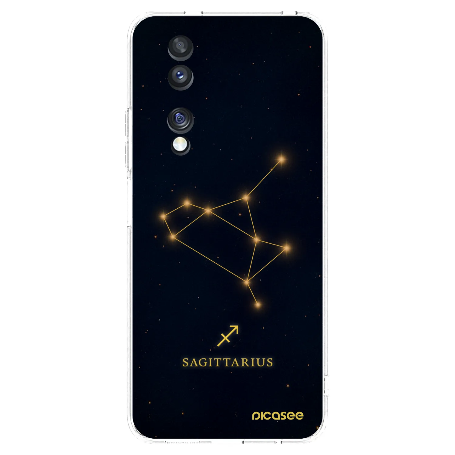 Picasee átlátszó szilikon tok az alábbi mobiltelefonokra Honor 70 - SAGITTARIUS