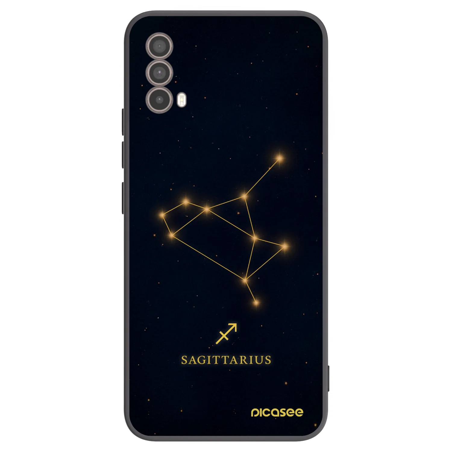 Picasee fekete szilikon tok az alábbi mobiltelefonokra Motorola Moto E40 - SAGITTARIUS