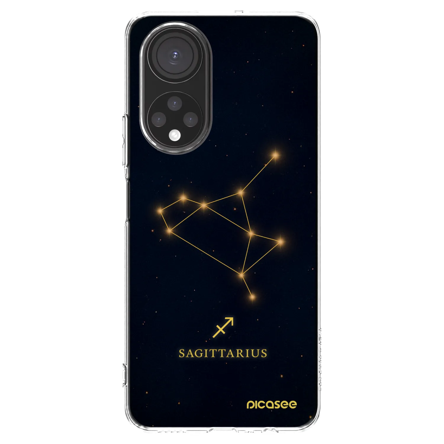 Picasee átlátszó szilikon tok az alábbi mobiltelefonokra Honor X7 - SAGITTARIUS