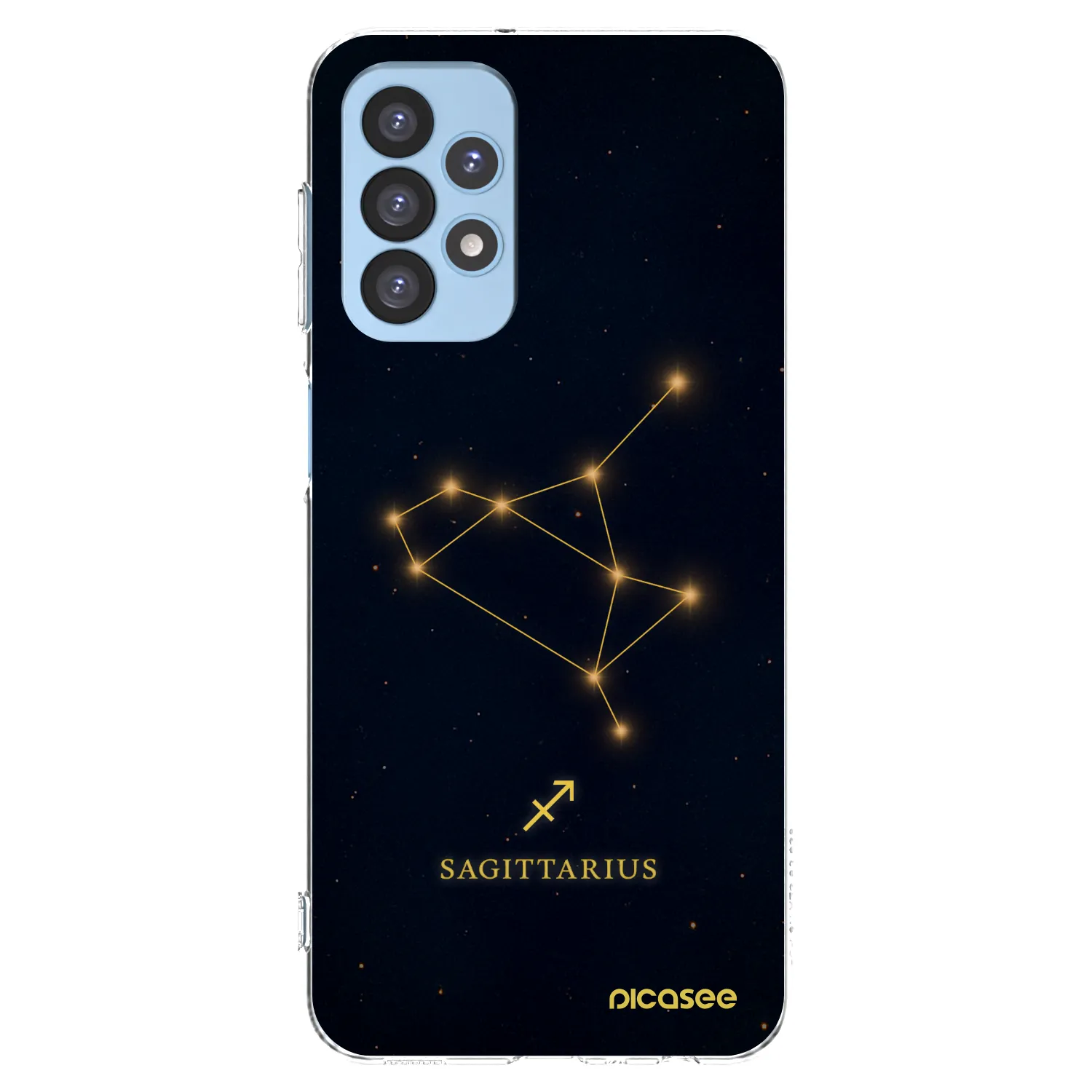 Picasee átlátszó szilikon tok az alábbi mobiltelefonokra Samsung Galaxy A23 A235F 4G - SAGITTARIUS