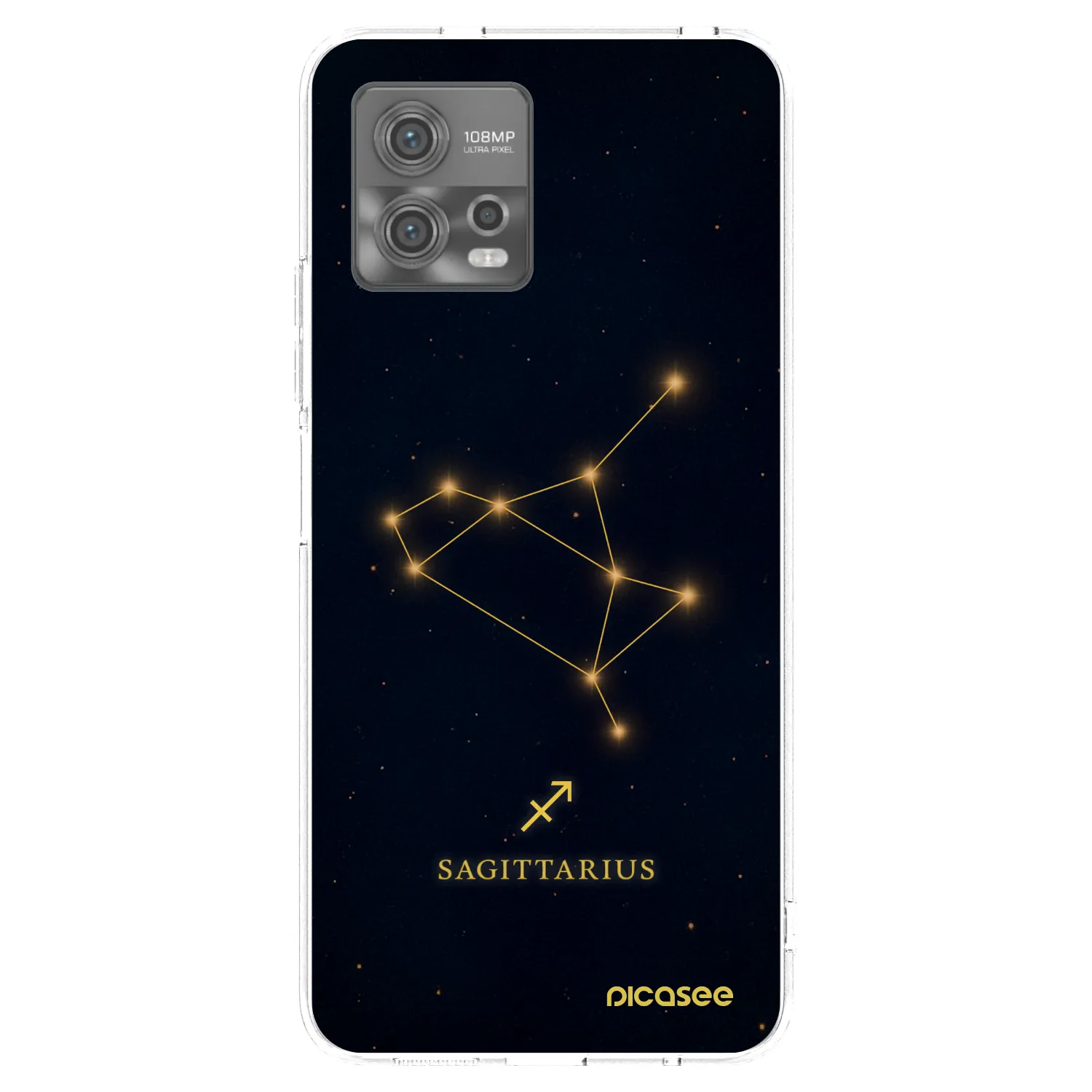 Picasee átlátszó szilikon tok az alábbi mobiltelefonokra Motorola Moto G72 - SAGITTARIUS