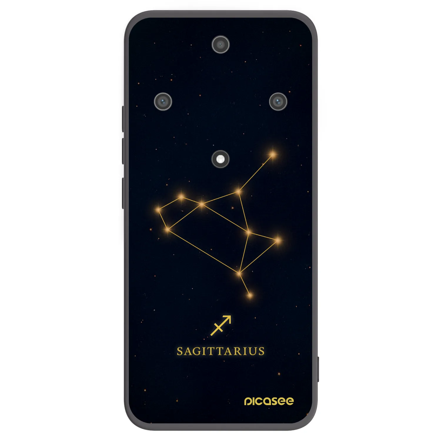 Picasee fekete szilikon tok az alábbi mobiltelefonokra Honor Magic5 Lite 5G - SAGITTARIUS