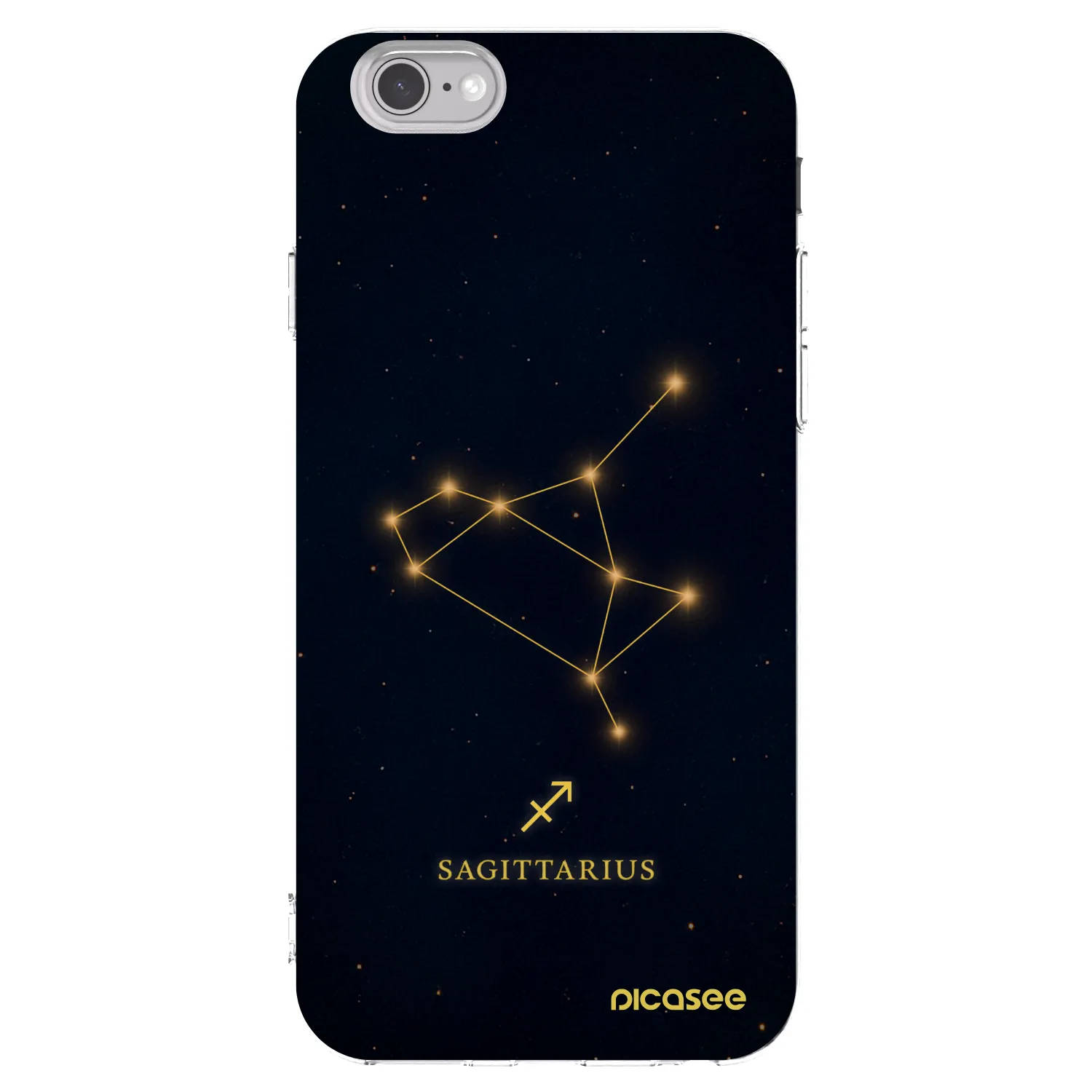 Picasee átlátszó szilikon tok az alábbi mobiltelefonokra Apple iPhone 6/6S - SAGITTARIUS