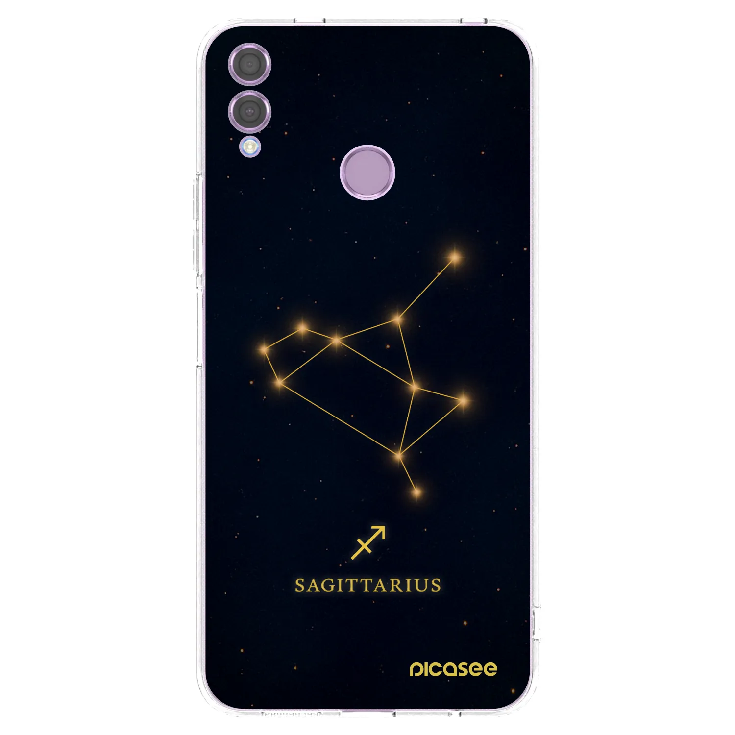 Picasee átlátszó szilikon tok az alábbi mobiltelefonokra Honor 8X - SAGITTARIUS