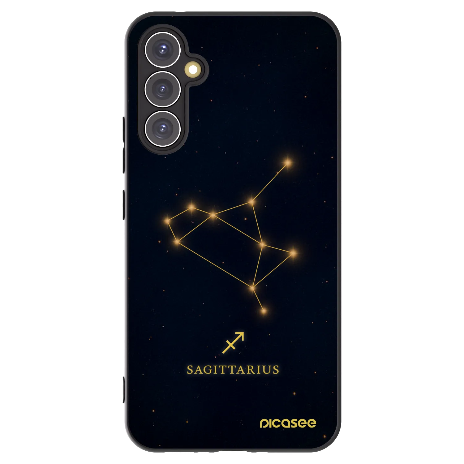 Picasee fekete szilikon tok az alábbi mobiltelefonokra Samsung Galaxy A34 5G A346B - SAGITTARIUS