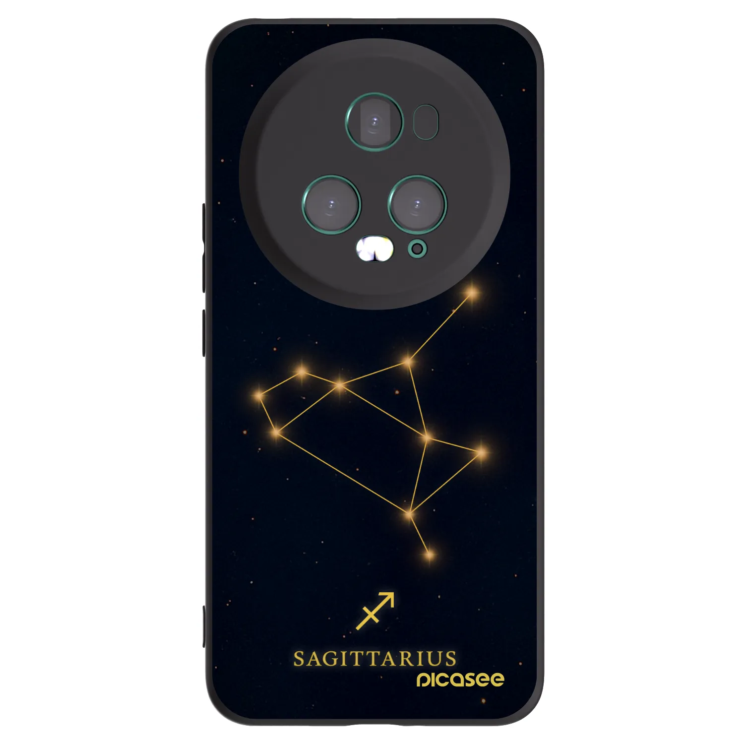 Picasee fekete szilikon tok az alábbi mobiltelefonokra Honor Magic5 Pro - SAGITTARIUS