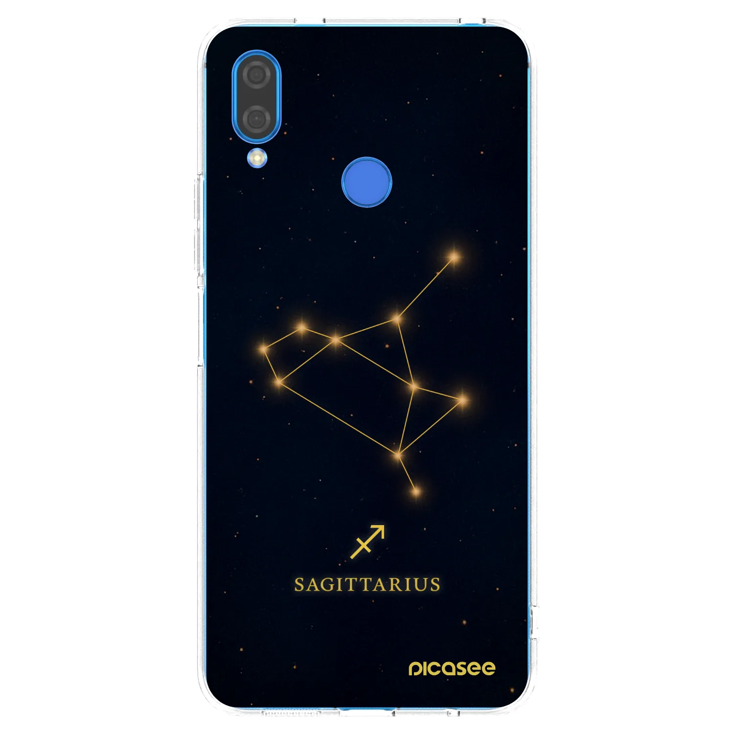 Picasee átlátszó szilikon tok az alábbi mobiltelefonokra Huawei Nova 3i - SAGITTARIUS