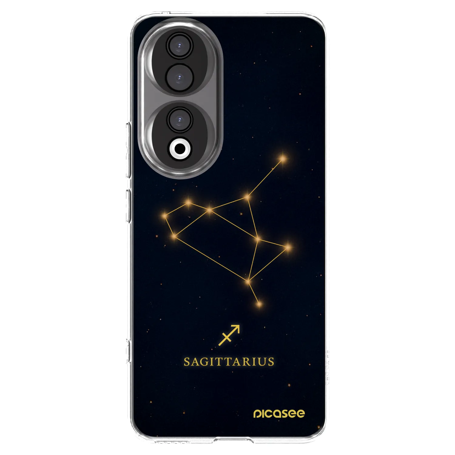 Picasee átlátszó szilikon tok az alábbi mobiltelefonokra Honor 90 5G - SAGITTARIUS