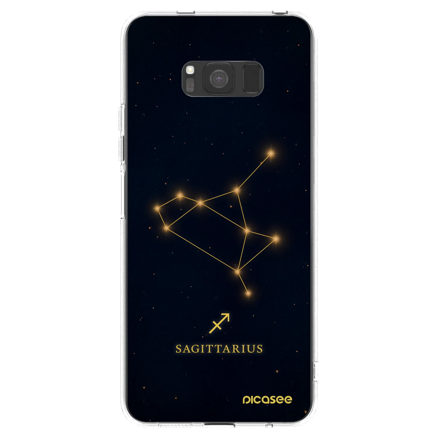 Picasee átlátszó szilikon tok az alábbi mobiltelefonokra Samsung Galaxy S8 G950F - SAGITTARIUS
