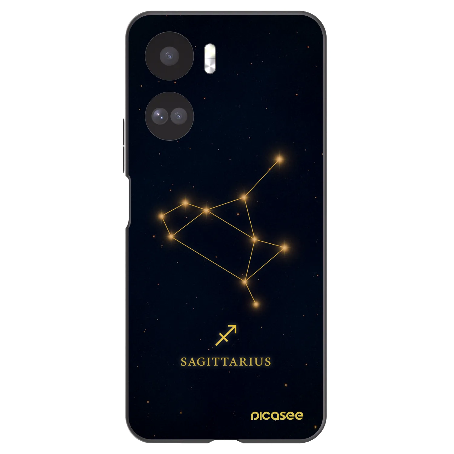 Picasee fekete szilikon tok az alábbi mobiltelefonokra Honor 90 Lite 5G - SAGITTARIUS