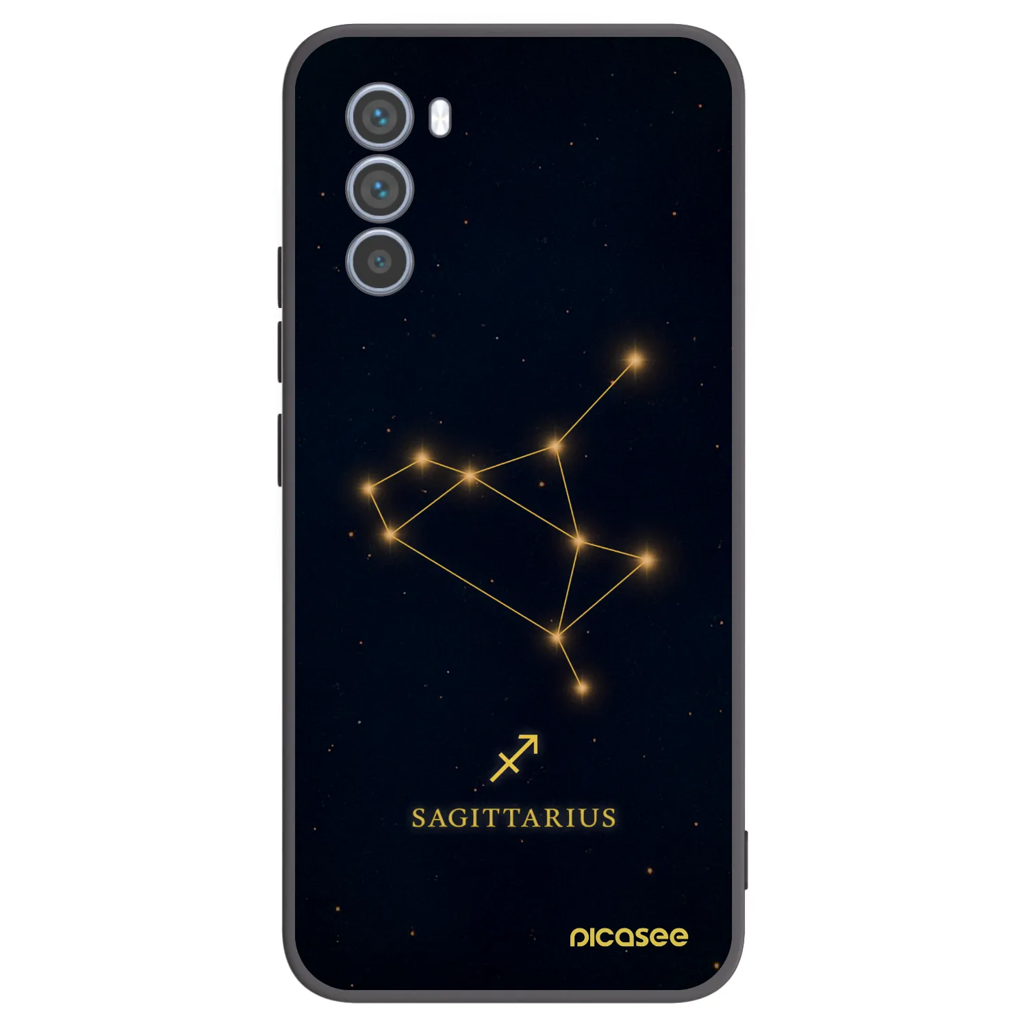 Picasee fekete szilikon tok az alábbi mobiltelefonokra Motorola Moto G62 - SAGITTARIUS