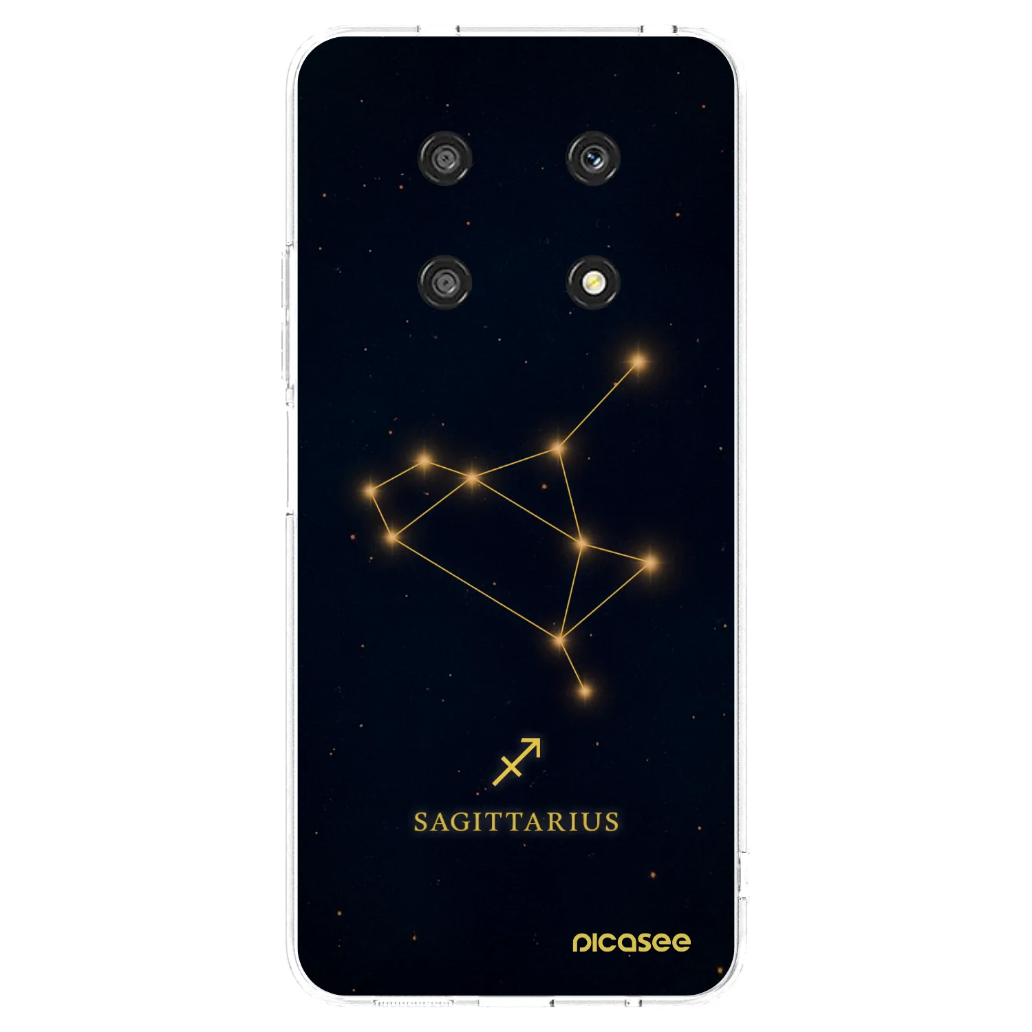 Picasee átlátszó szilikon tok az alábbi mobiltelefonokra Honor Magic4 Lite 5G - SAGITTARIUS