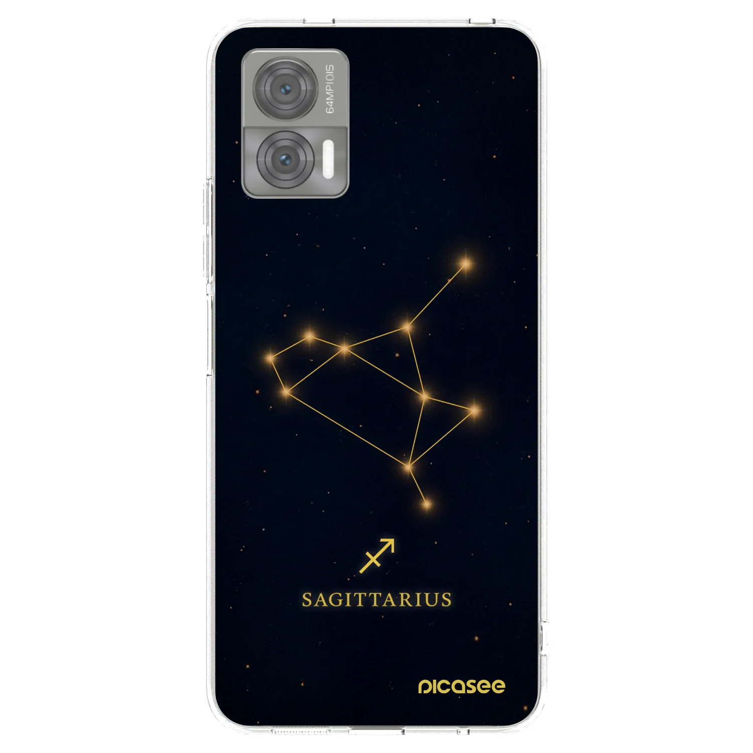 Picasee átlátszó szilikon tok az alábbi mobiltelefonokra Motorola Edge 30 Neo - SAGITTARIUS