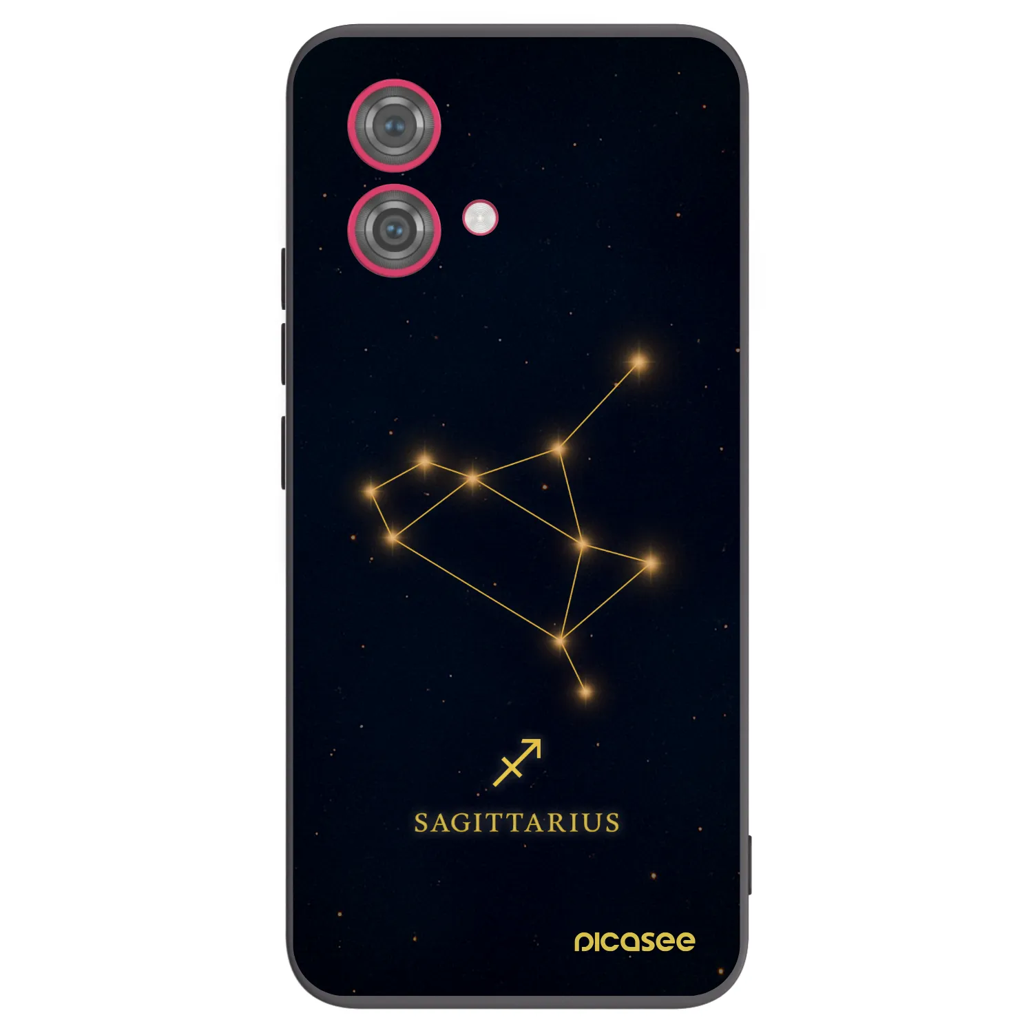 Picasee fekete szilikon tok az alábbi mobiltelefonokra Motorola Moto G84 5G - SAGITTARIUS