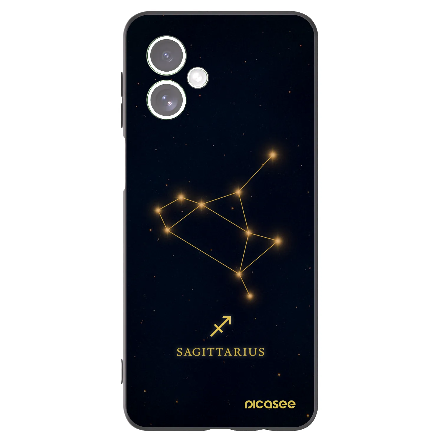 Picasee fekete szilikon tok az alábbi mobiltelefonokra Motorola Moto G54 5G - SAGITTARIUS