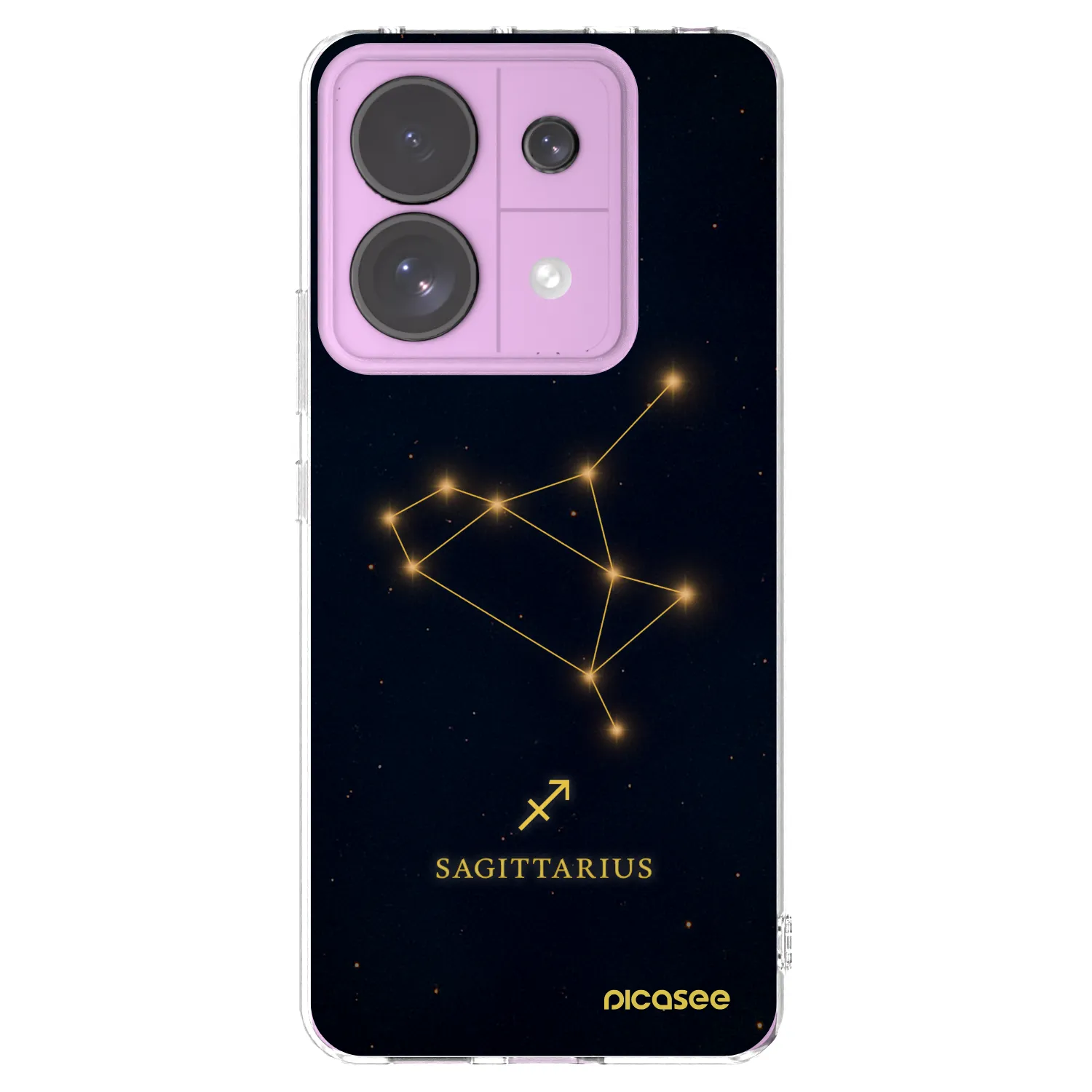 Picasee átlátszó szilikon tok az alábbi mobiltelefonokra Xiaomi Redmi Note 13 Pro 5G - SAGITTARIUS