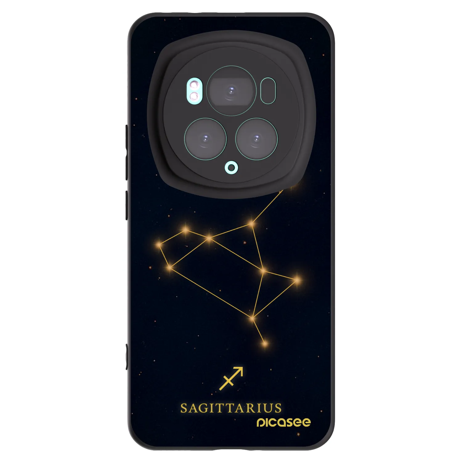 Picasee fekete szilikon tok az alábbi mobiltelefonokra Honor Magic6 Pro - SAGITTARIUS