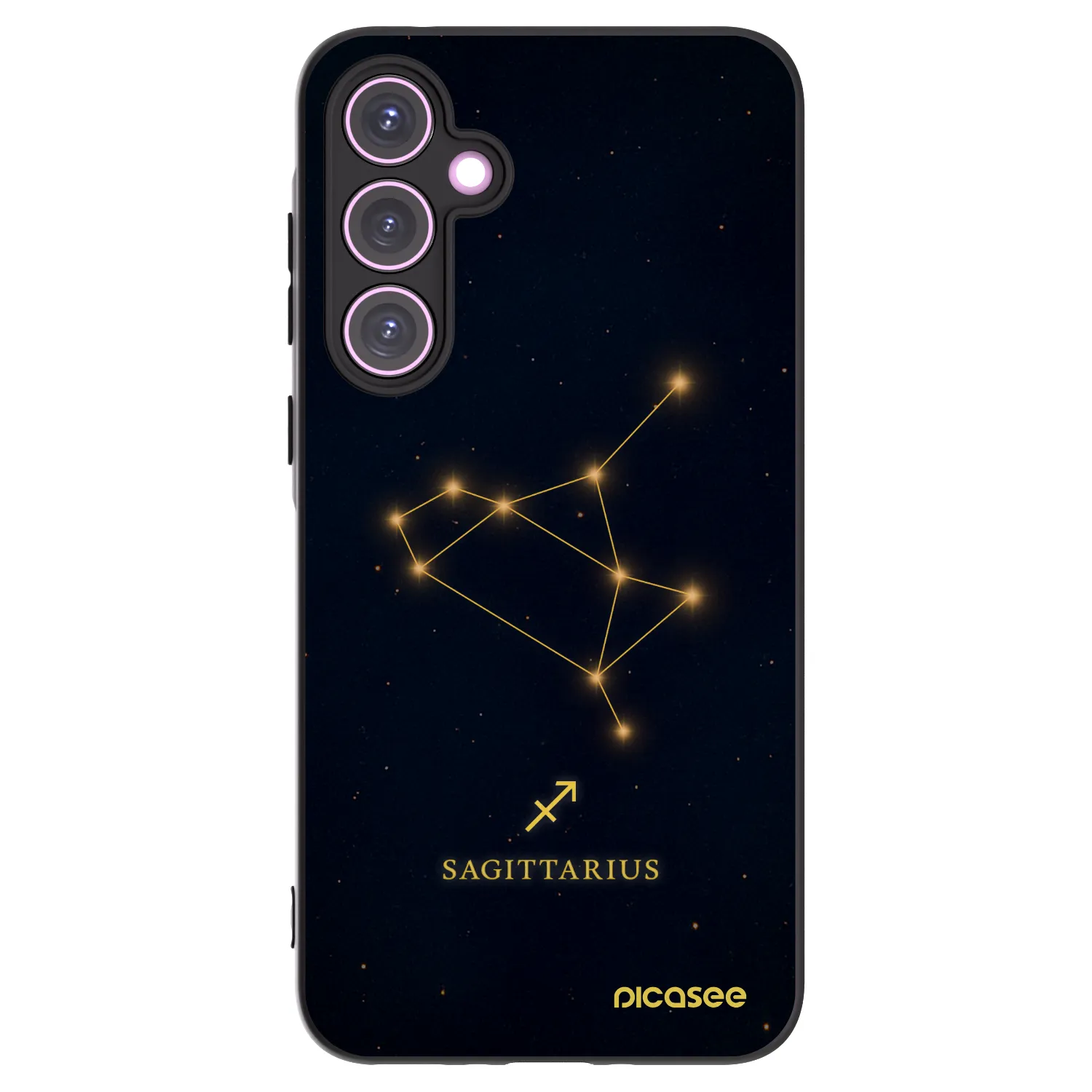 Picasee fekete szilikon tok az alábbi mobiltelefonokra Samsung Galaxy A35 5G A356B - SAGITTARIUS