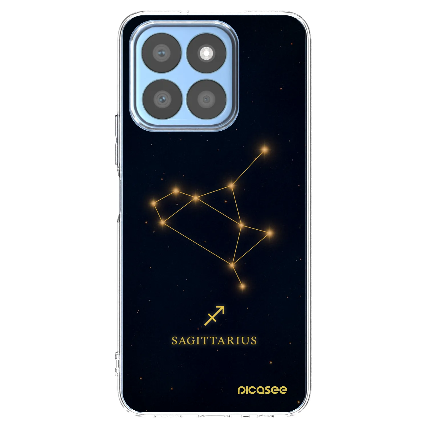 Picasee átlátszó szilikon tok az alábbi mobiltelefonokra Honor X8b - SAGITTARIUS