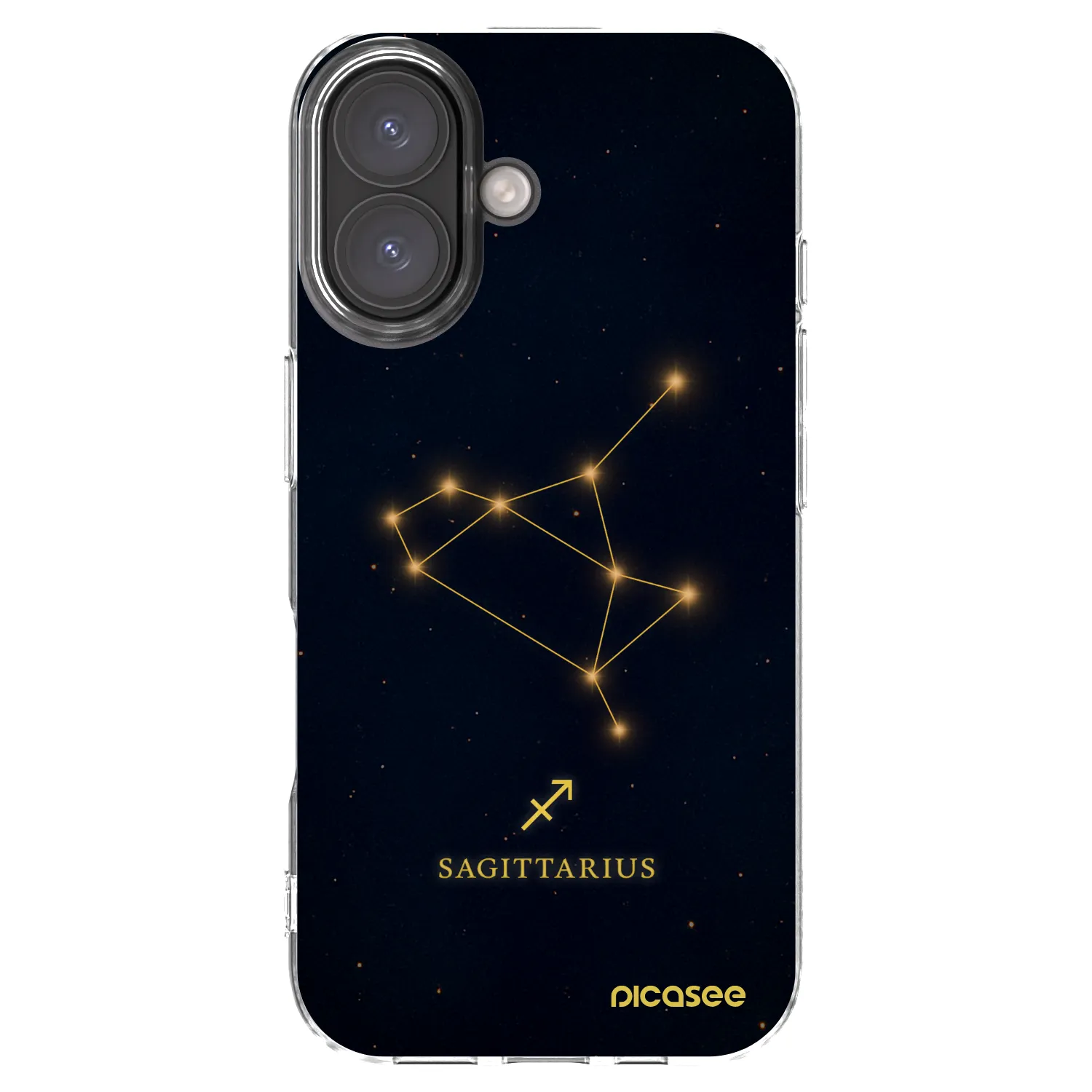 Picasee átlátszó szilikon tok az alábbi mobiltelefonokra Apple iPhone 16 - SAGITTARIUS