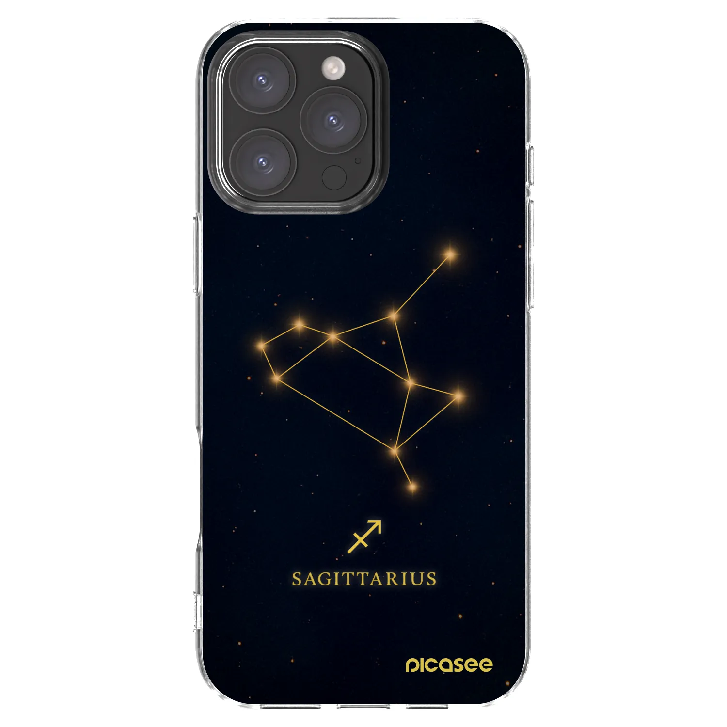 Picasee átlátszó szilikon tok az alábbi mobiltelefonokra Apple iPhone 16 Pro Max - SAGITTARIUS