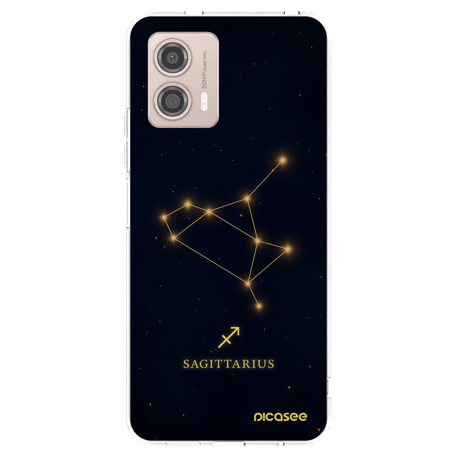 Picasee átlátszó szilikon tok az alábbi mobiltelefonokra Motorola Moto G53 5G - SAGITTARIUS