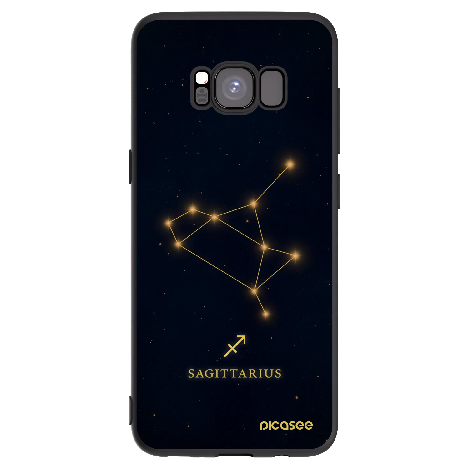 Picasee fekete szilikon tok az alábbi mobiltelefonokra Samsung Galaxy S8 G950F - SAGITTARIUS