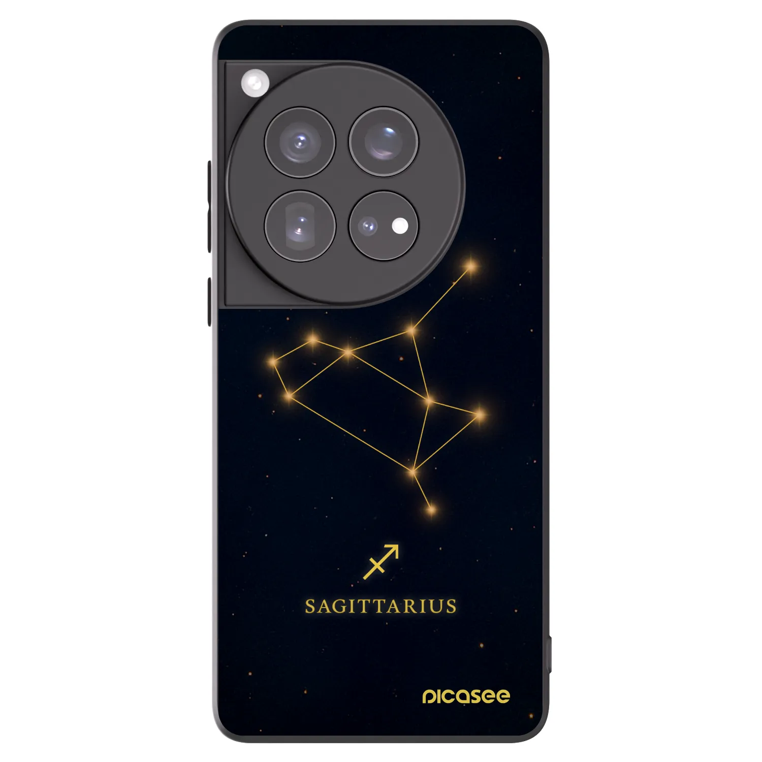 Picasee fekete szilikon tok az alábbi mobiltelefonokra OnePlus 12 5G - SAGITTARIUS