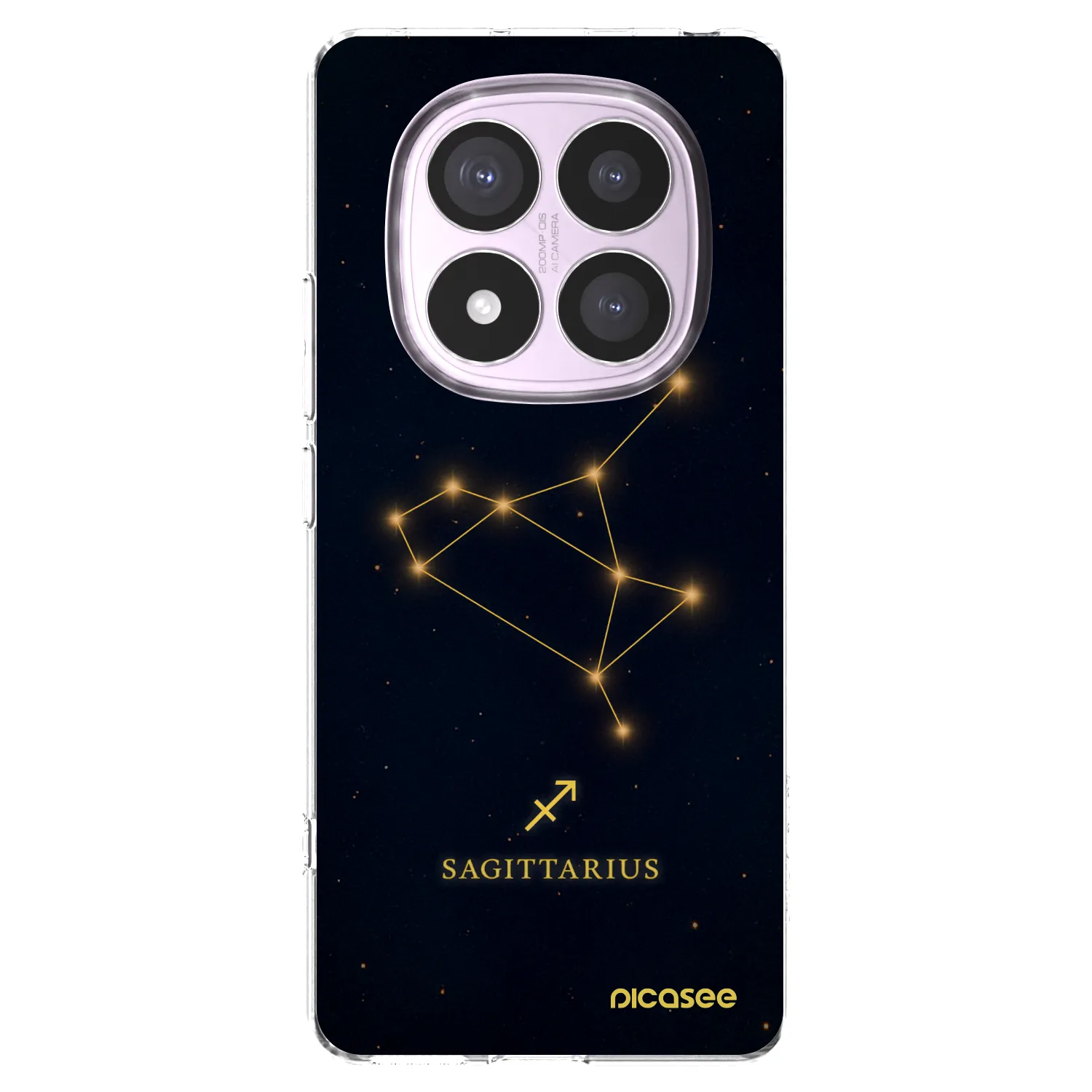 Picasee átlátszó szilikon tok az alábbi mobiltelefonokra Xiaomi Redmi Note 14 Pro 5G - SAGITTARIUS