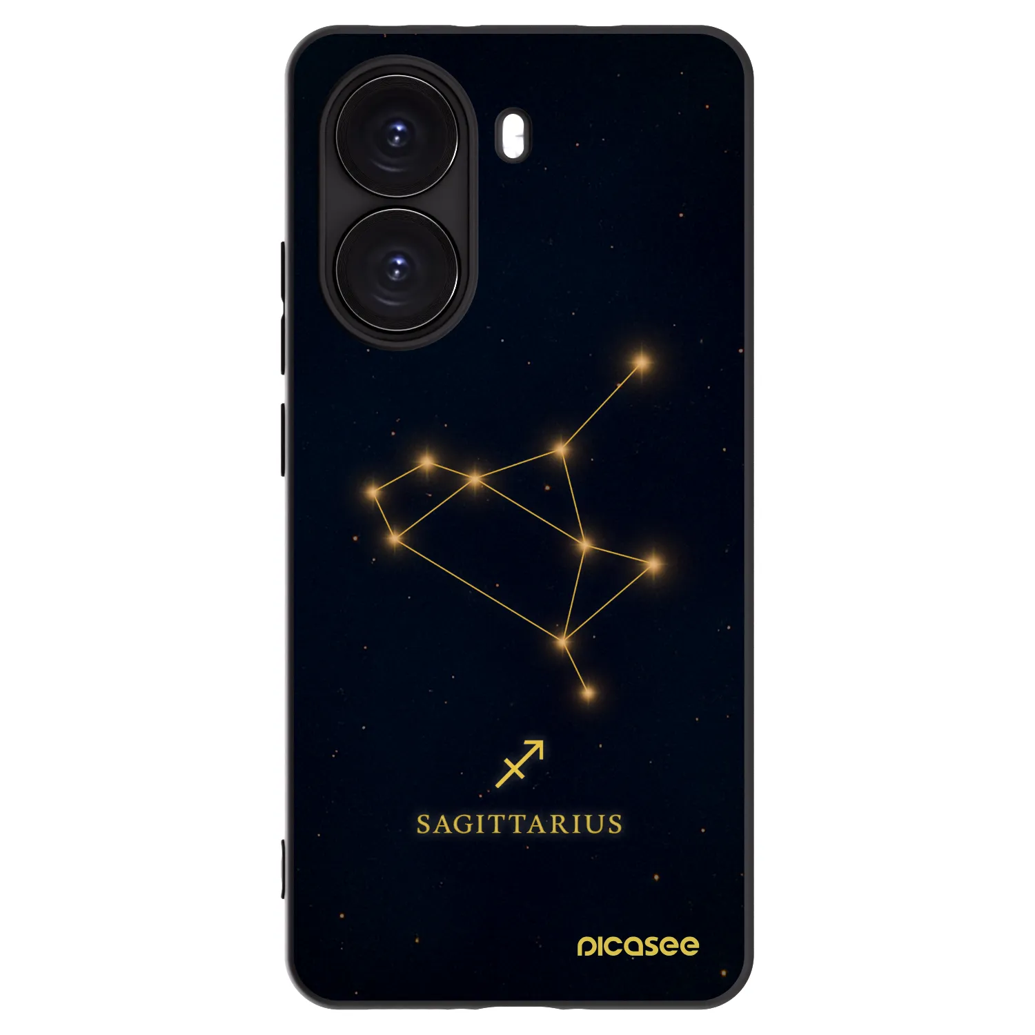 Picasee fekete szilikon tok az alábbi mobiltelefonokra Xiaomi Poco X7 Pro 5G - SAGITTARIUS