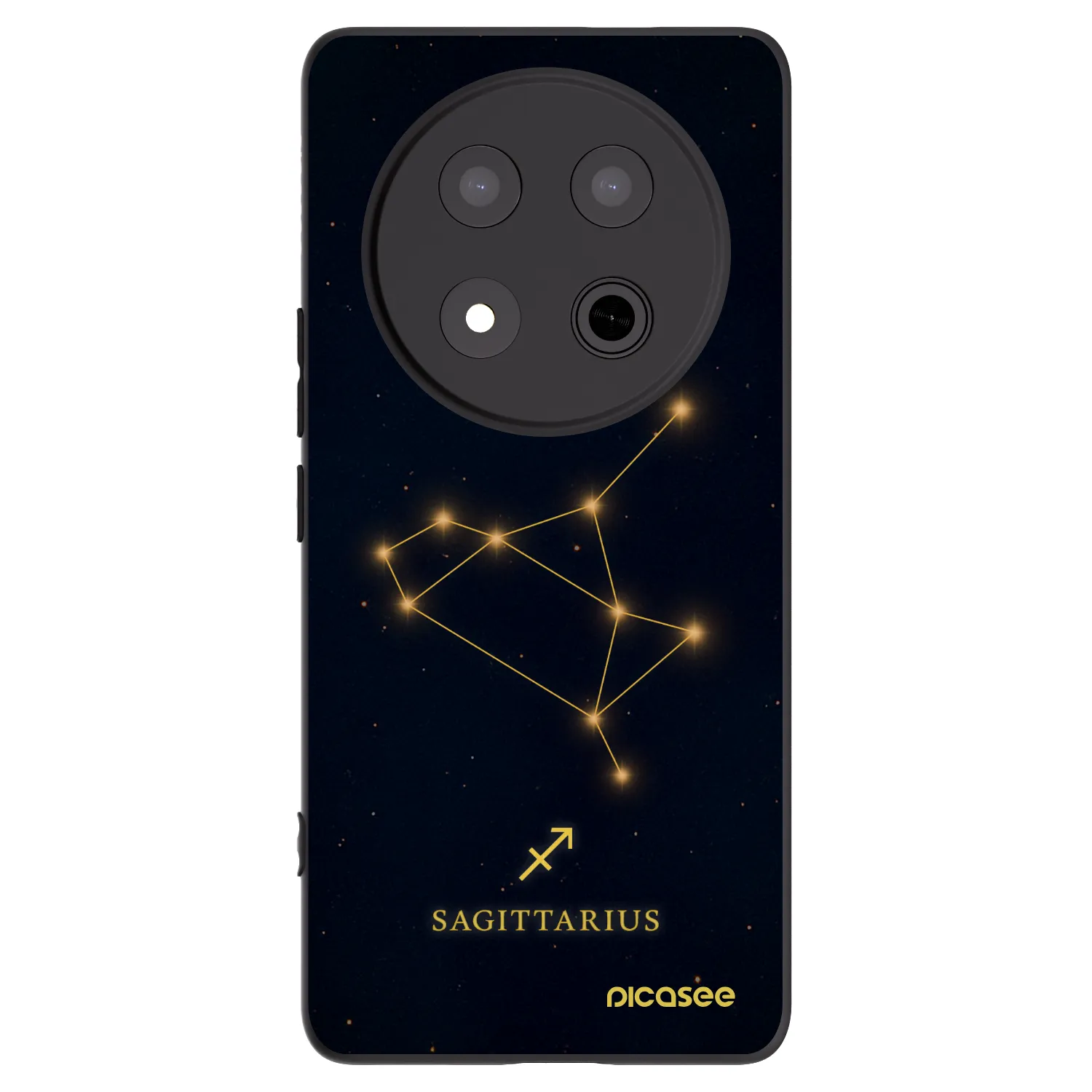 Picasee fekete szilikon tok az alábbi mobiltelefonokra Honor Magic7 Lite 5G - SAGITTARIUS