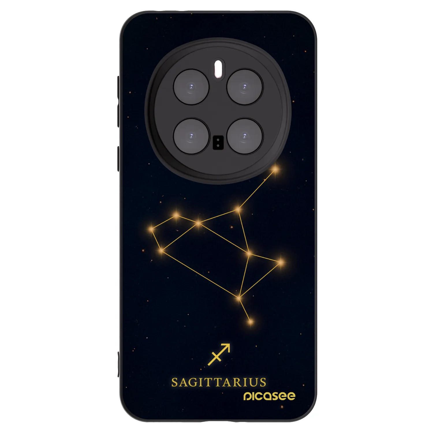 Picasee fekete szilikon tok az alábbi mobiltelefonokra Honor Magic7 Pro 5G - SAGITTARIUS