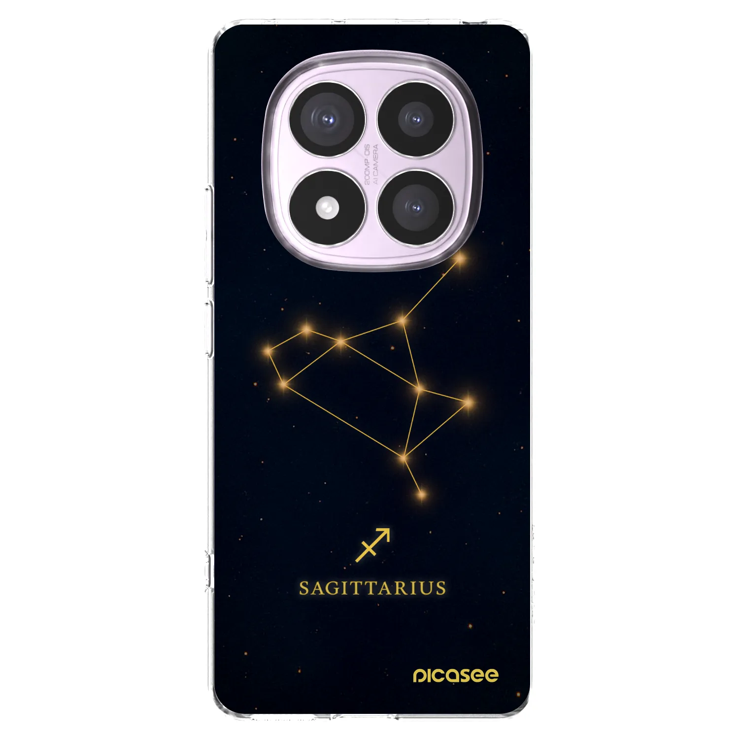 Picasee átlátszó szilikon tok az alábbi mobiltelefonokra Xiaomi Redmi Note 14 Pro 4G - SAGITTARIUS